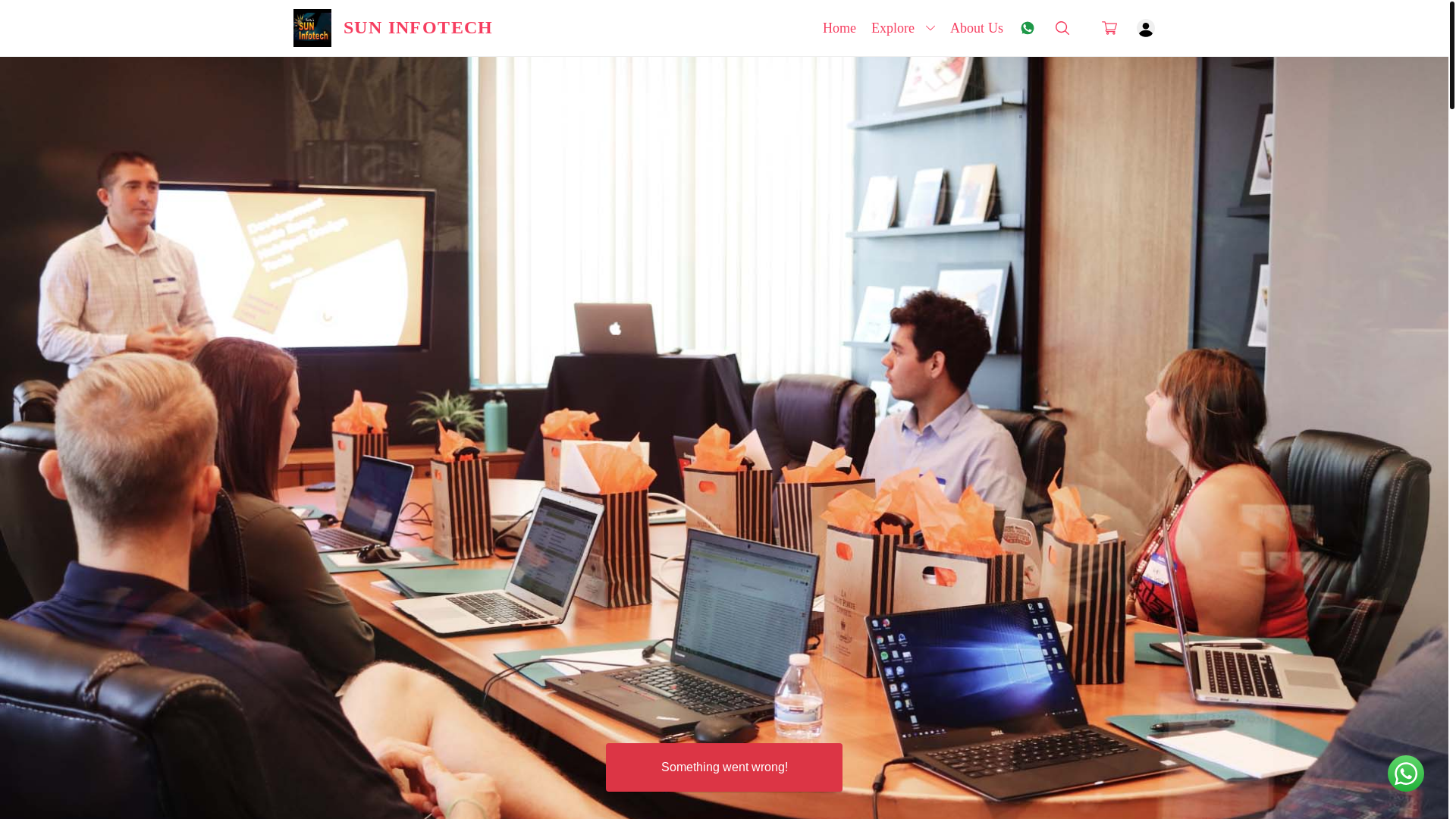 website screenshot of https://suninfotech.top/