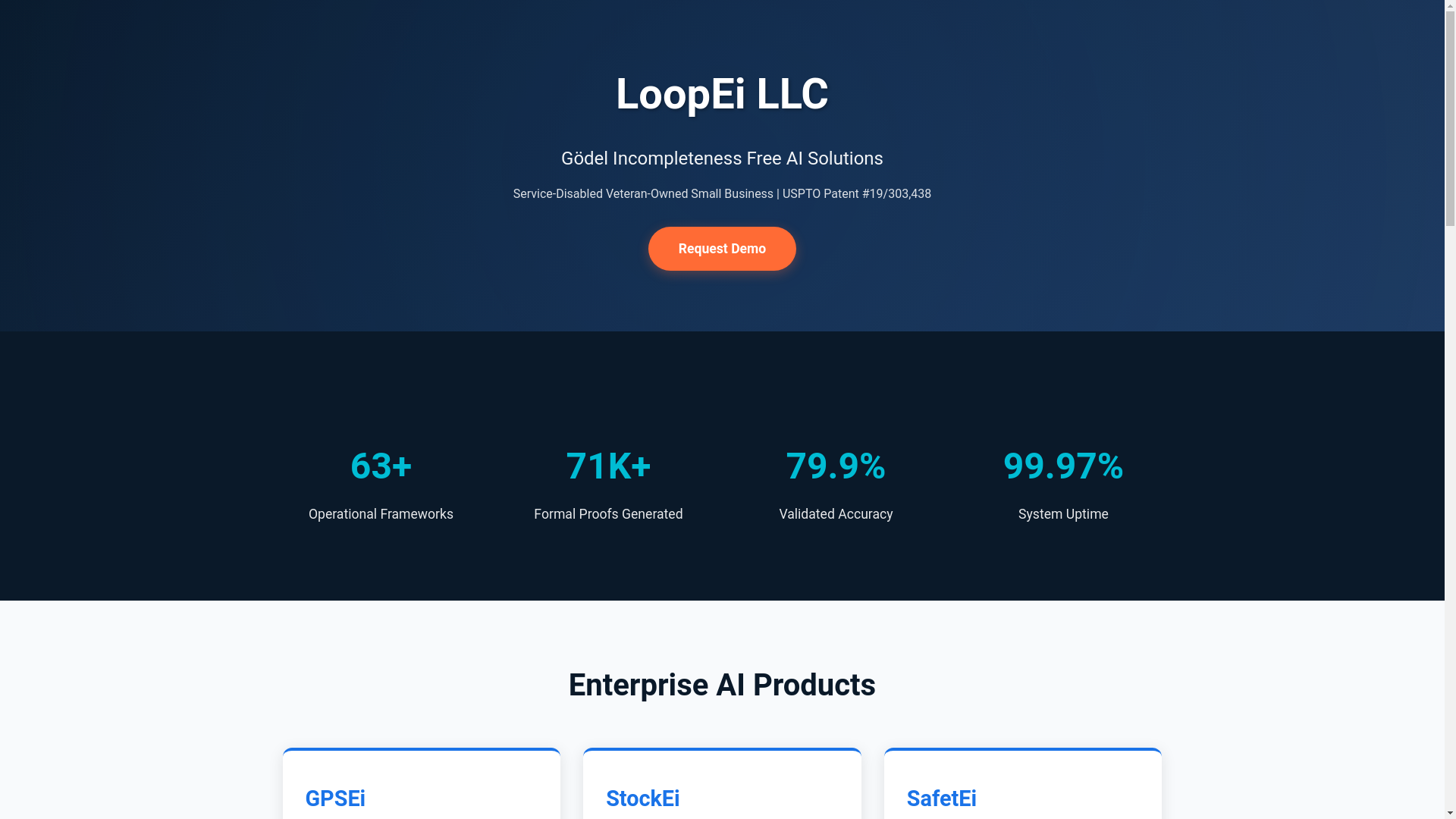 website screenshot of https://loopei-website.pages.dev/
