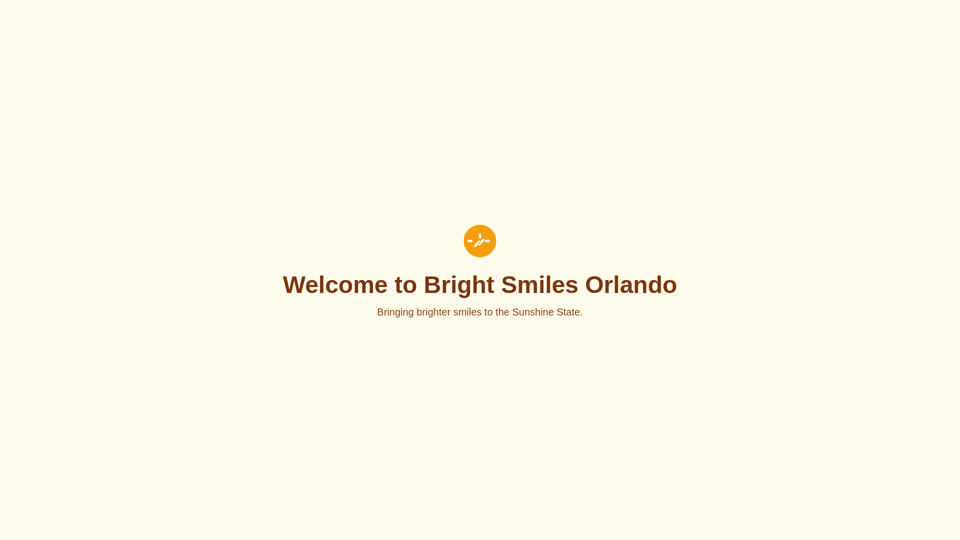 website screenshot of https://brightsmilesorlando.pages.dev/