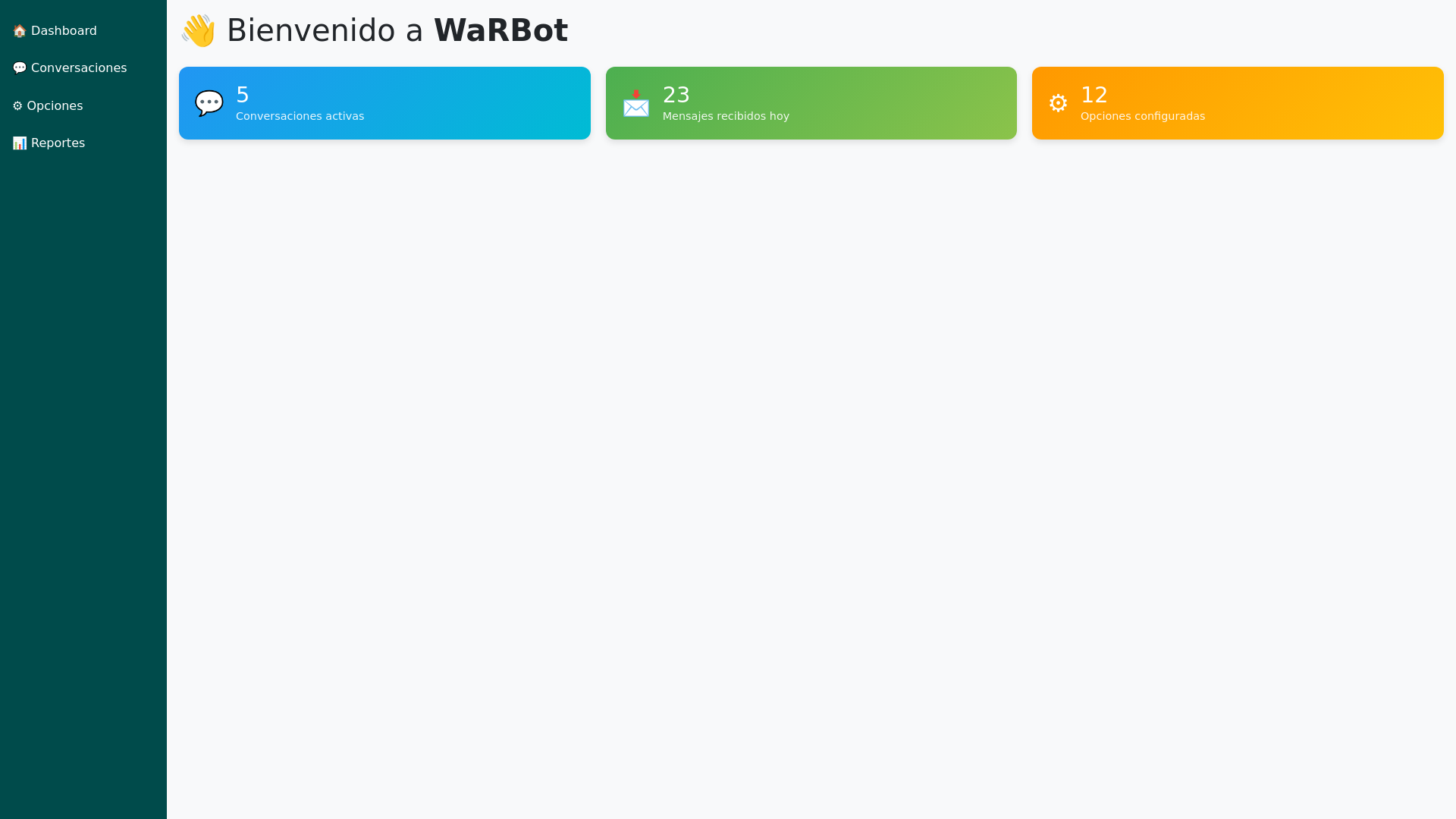 website screenshot of https://warchat.com.mx/