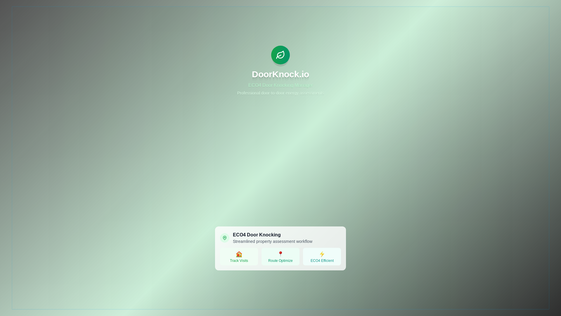 website screenshot of https://doorknock.ai/