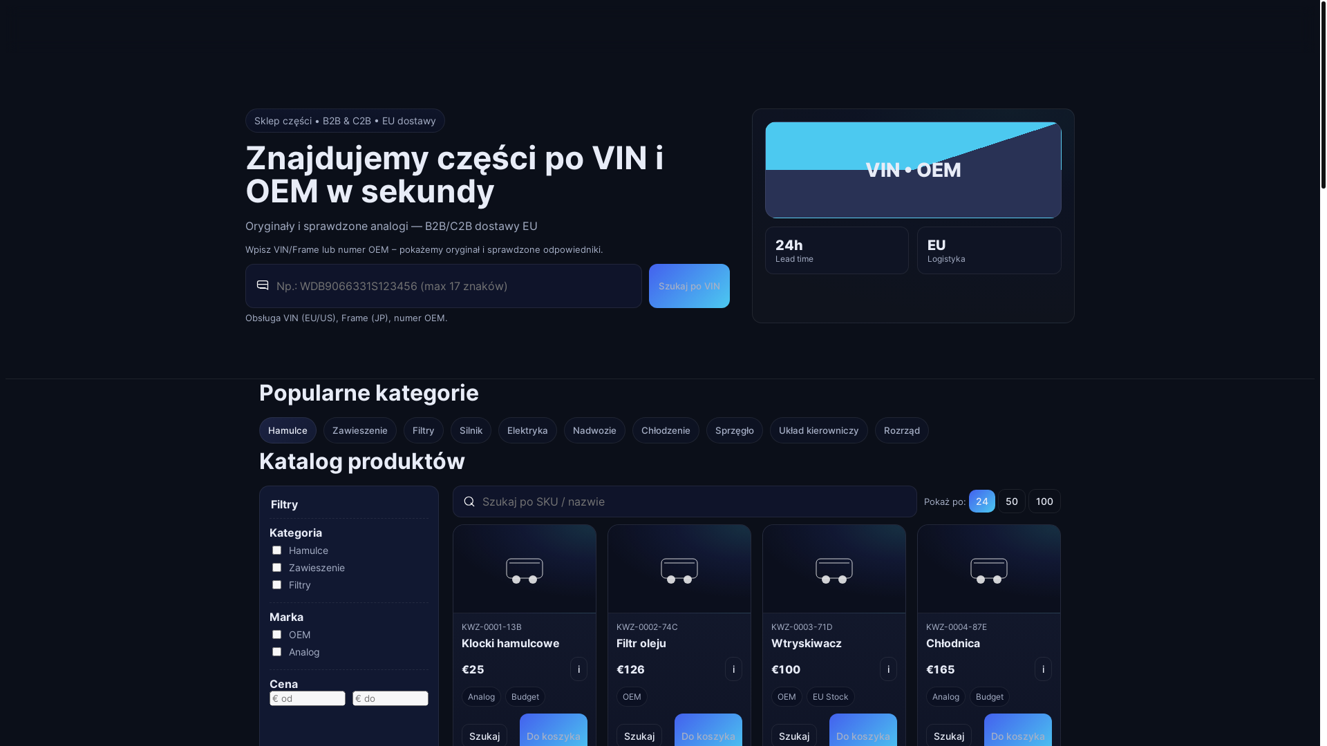 website screenshot of https://kwizara.eu/