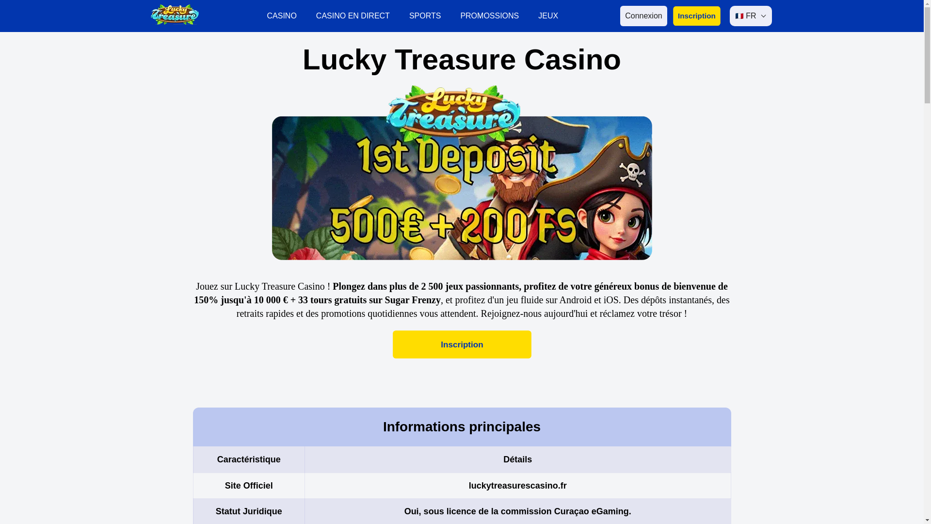 website screenshot of https://luckytreasurescasino-fr-5071.pages.dev/
