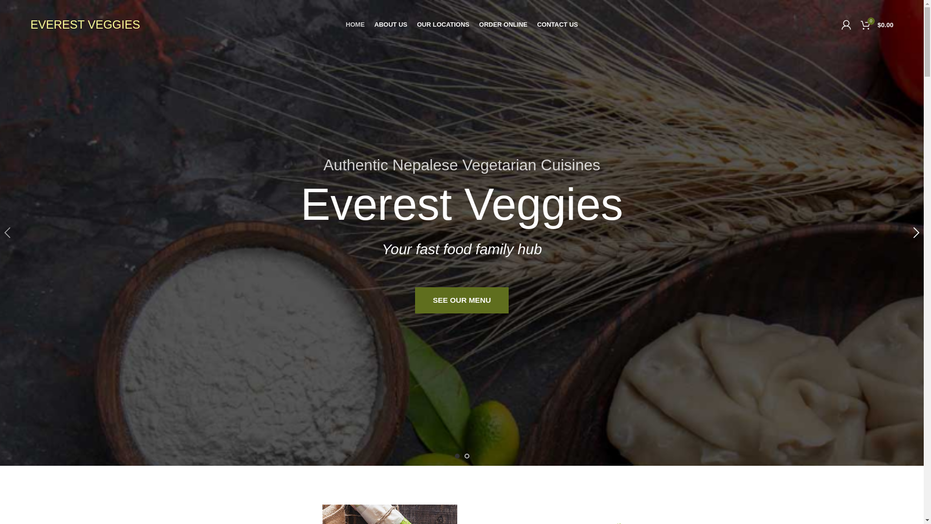website screenshot of https://everestveggies.com/