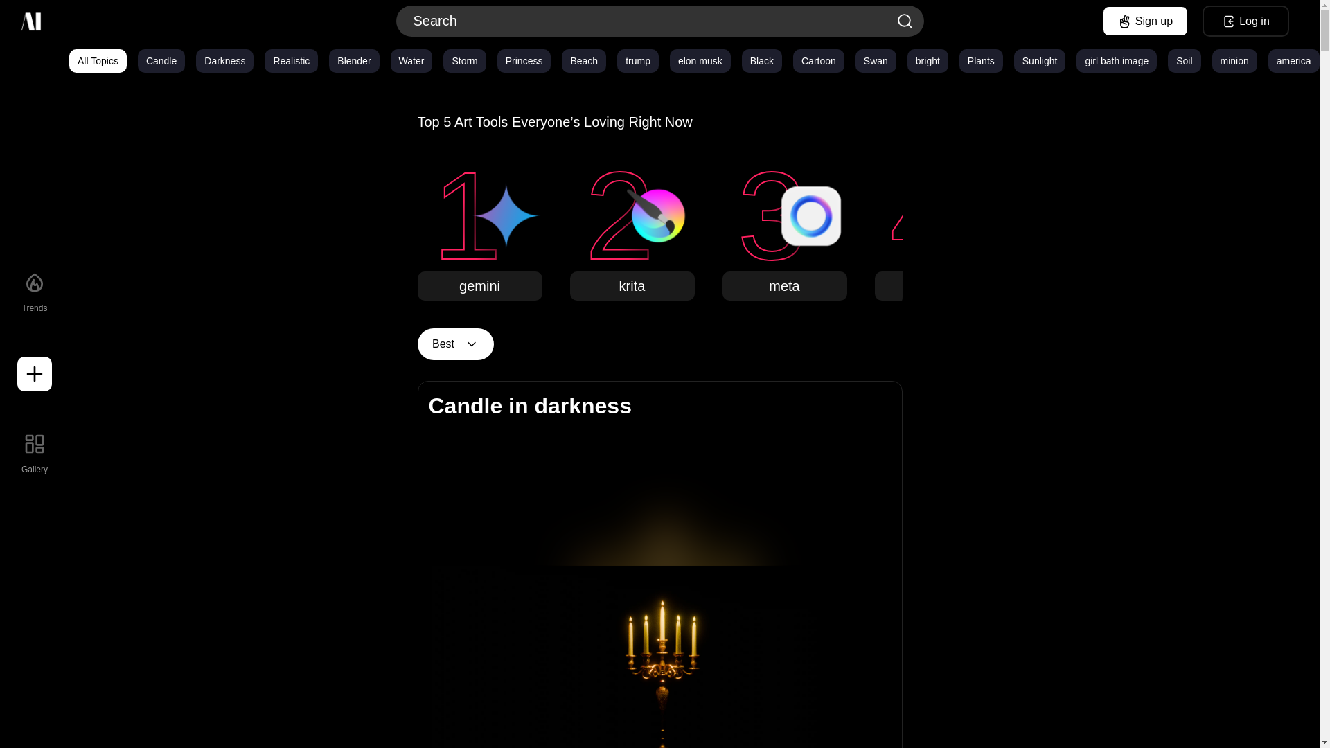 website screenshot of https://onlyaiarts.com/