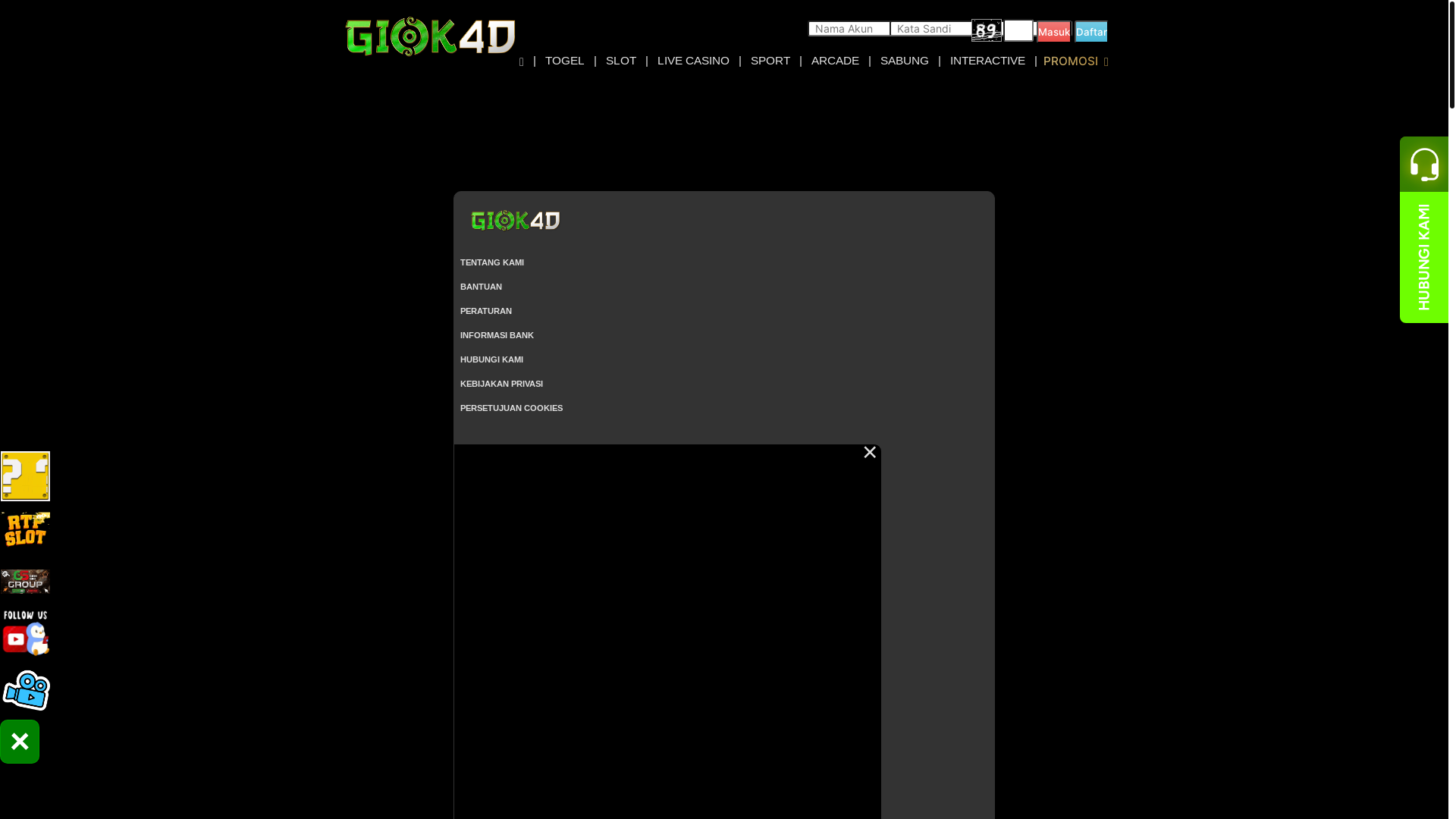 website screenshot of https://giok4dsemula.pro/
