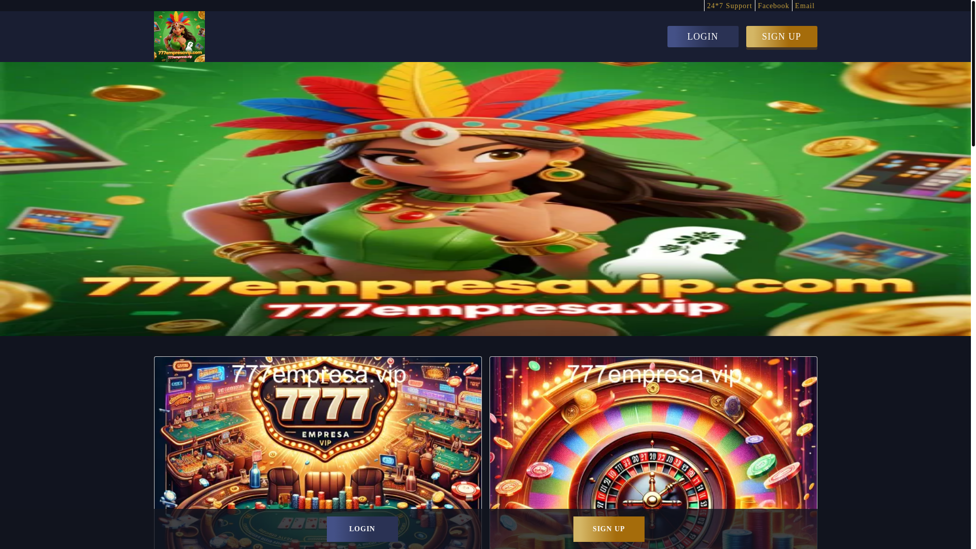 website screenshot of https://777empresavip.com/