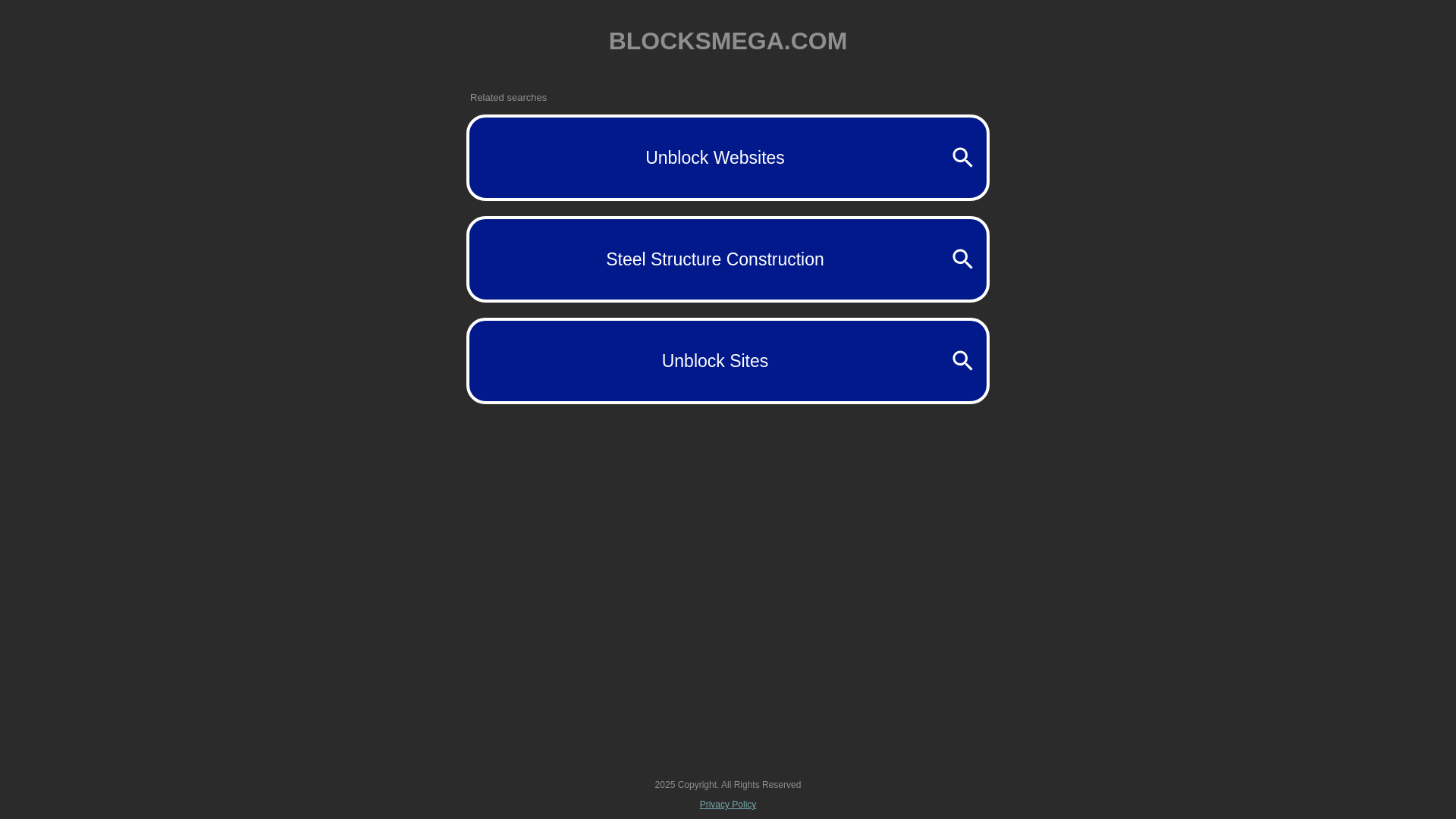 website screenshot of https://blocksmega.com/