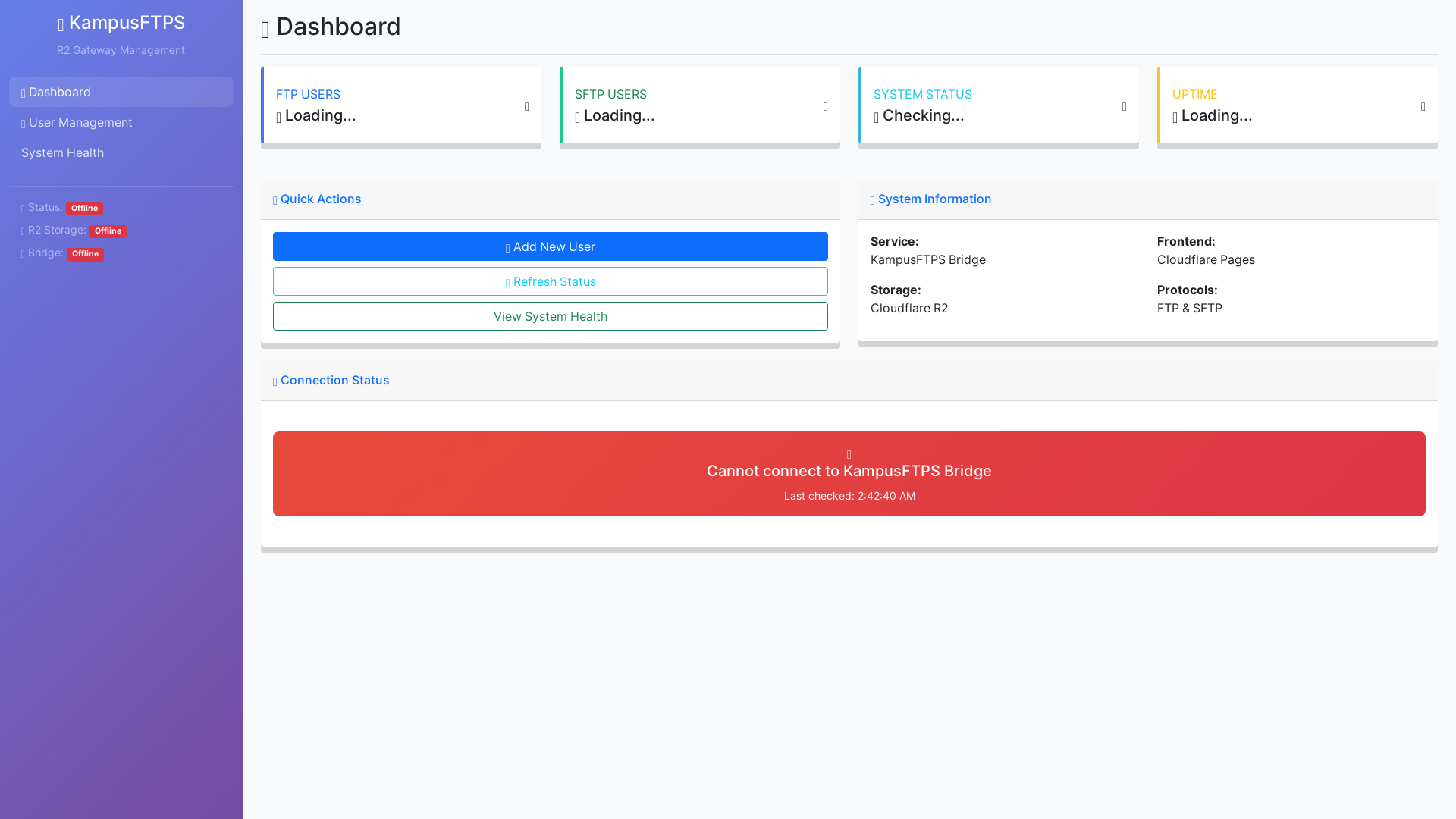 website screenshot of https://ftpapp.pages.dev/