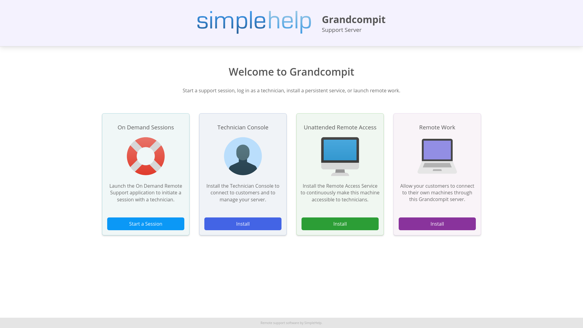 website screenshot of https://grandcompit.online/