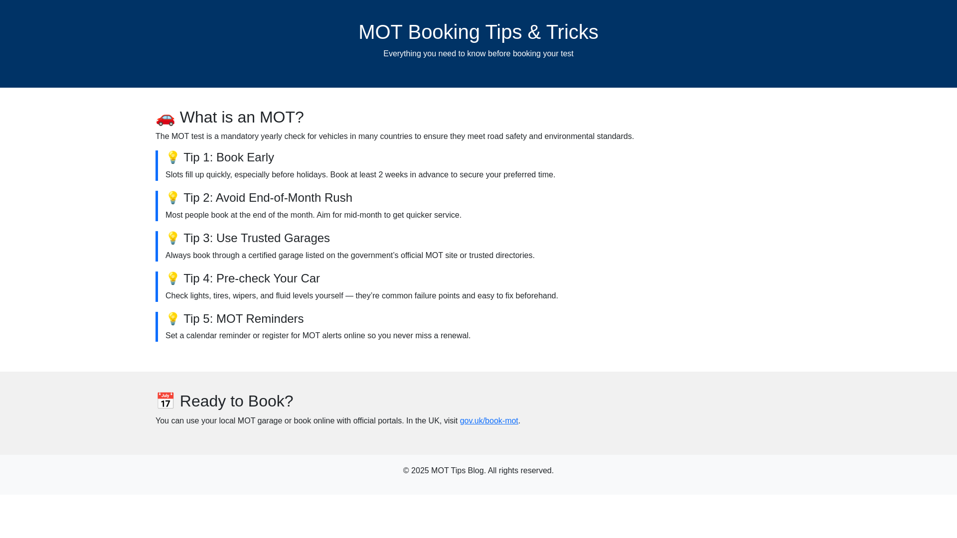 website screenshot of https://cartestbooking.store/