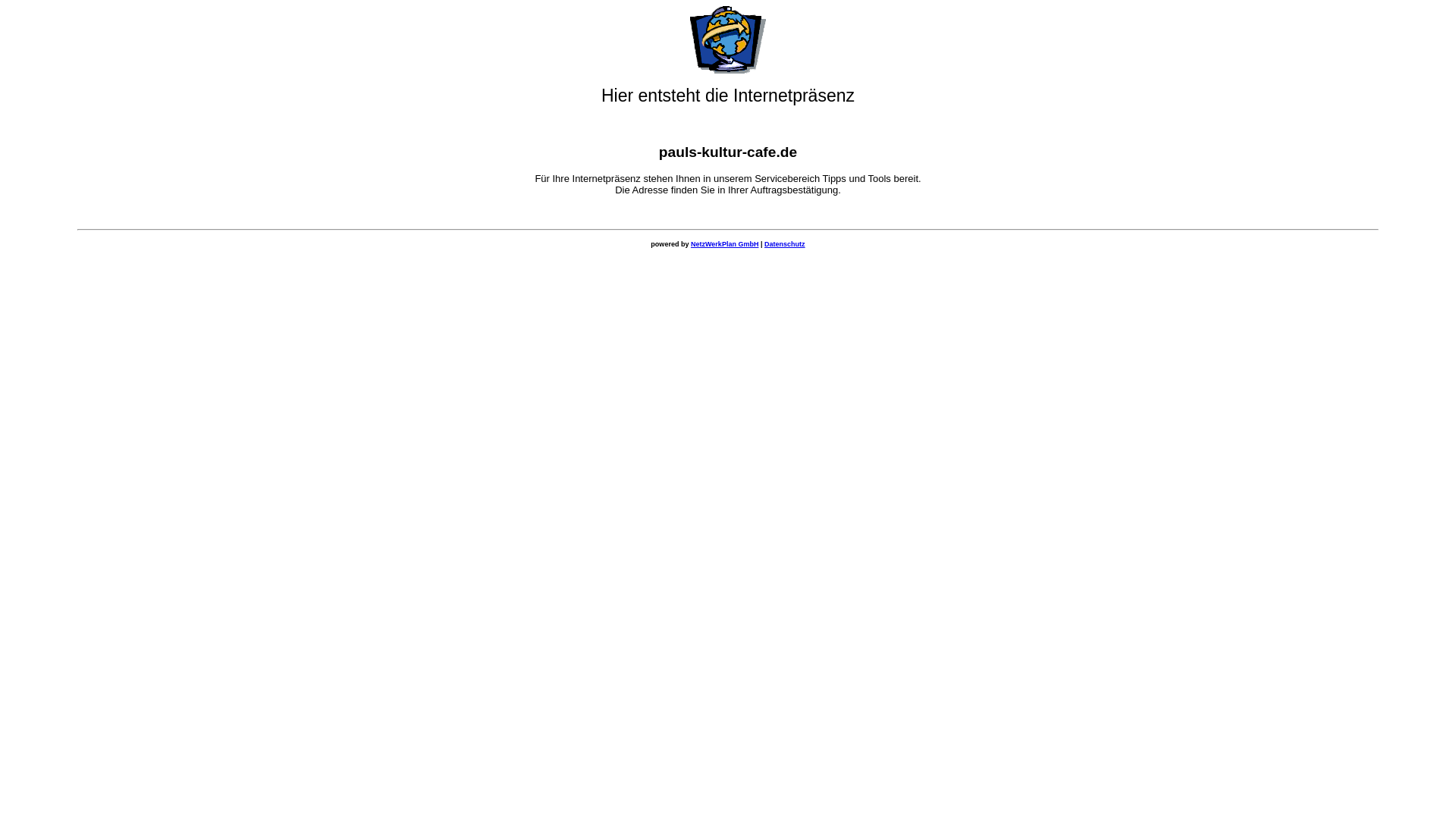 website screenshot of https://pauls-kultur-cafe.de/