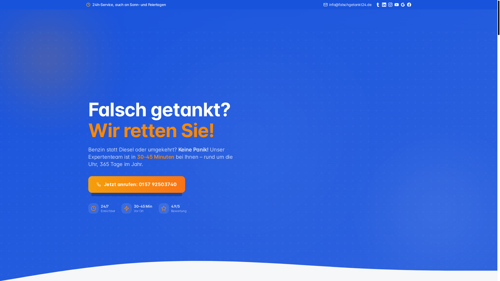 website screenshot of https://falsch-getankt24.pages.dev/