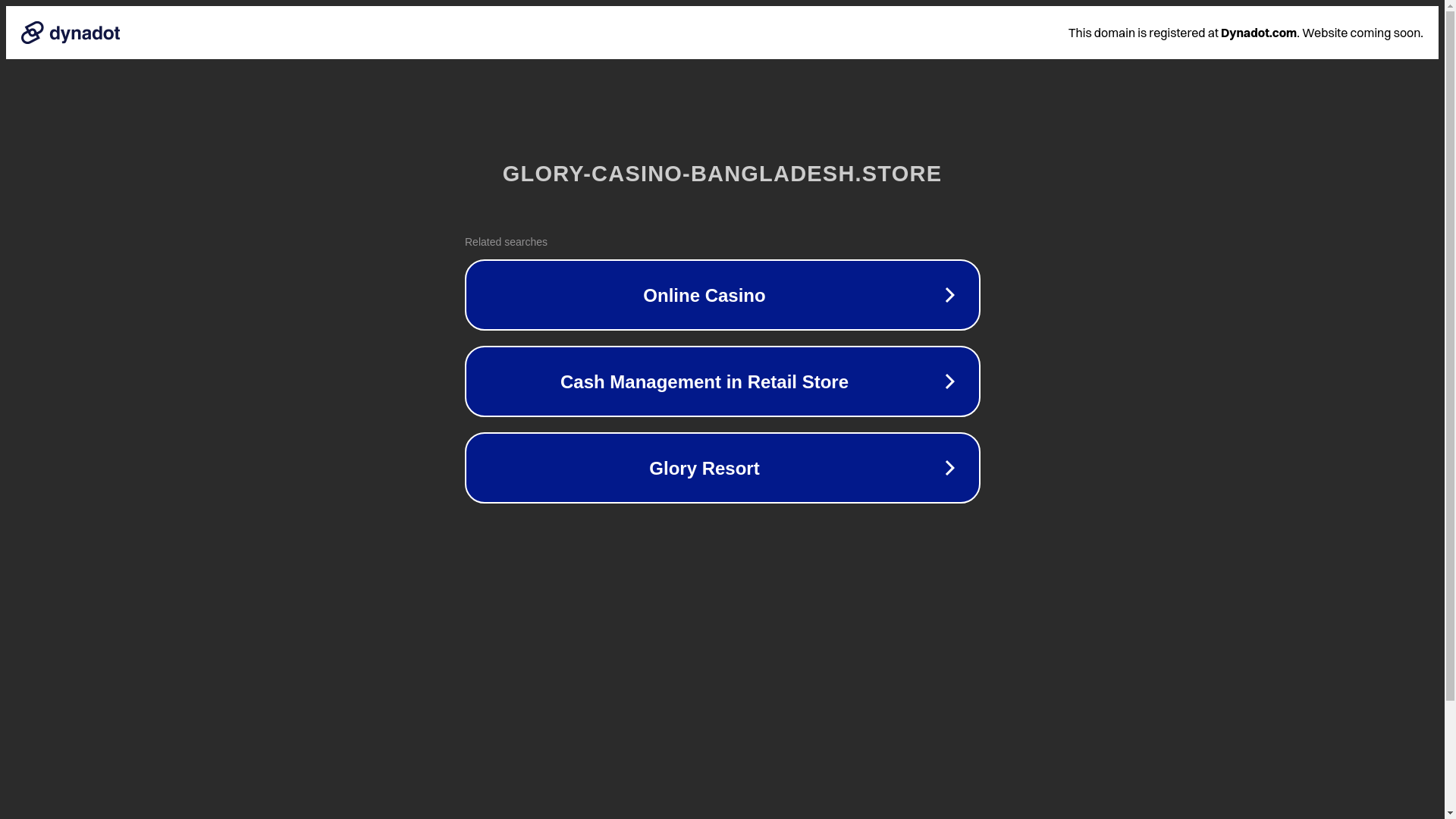 website screenshot of https://glory-casino-bangladesh.store/