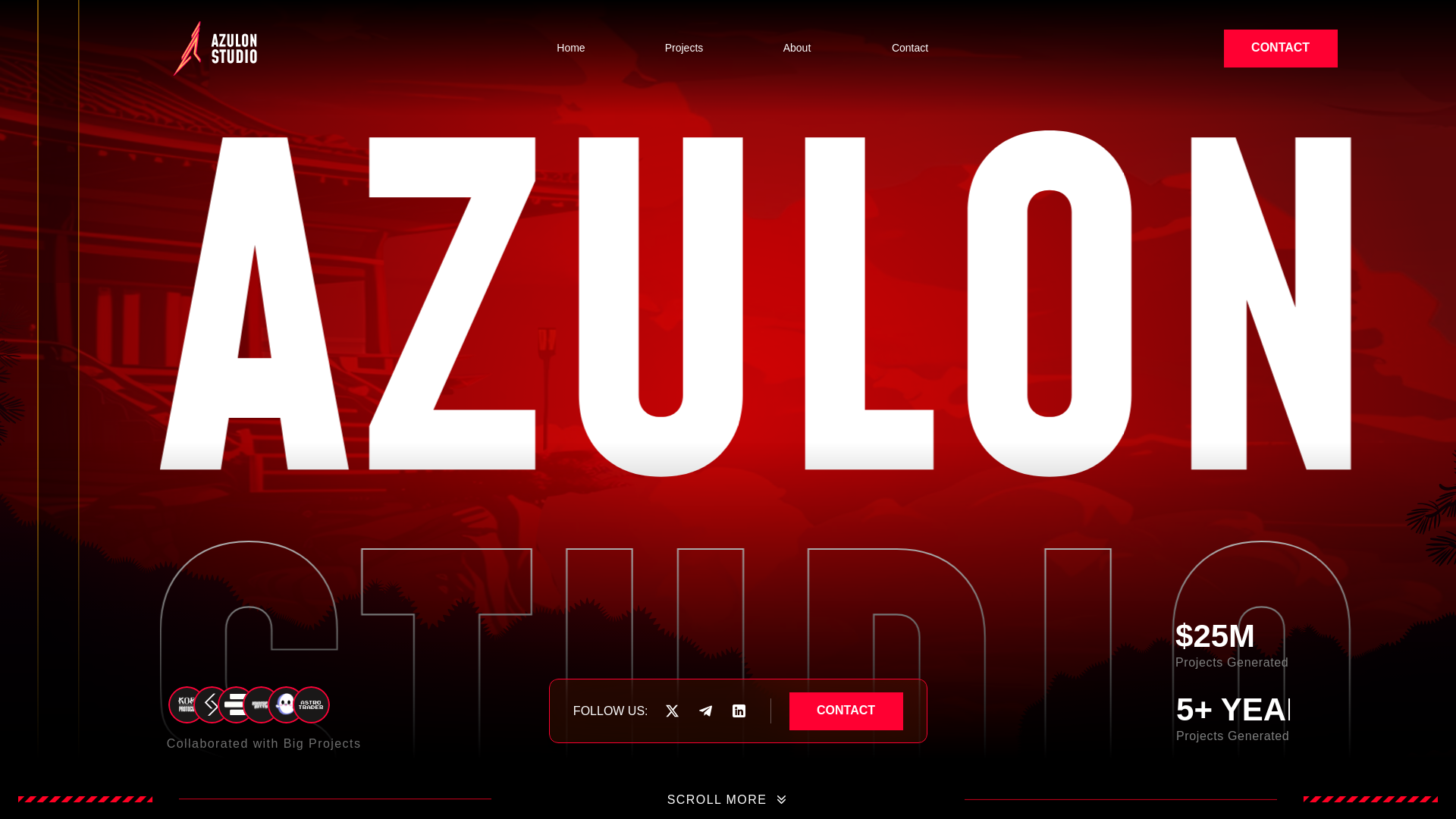 website screenshot of https://azulongaming.com/