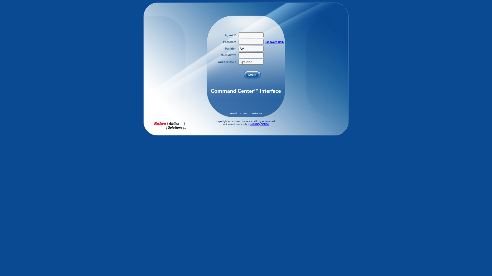 website screenshot of https://workspace-sabre.com