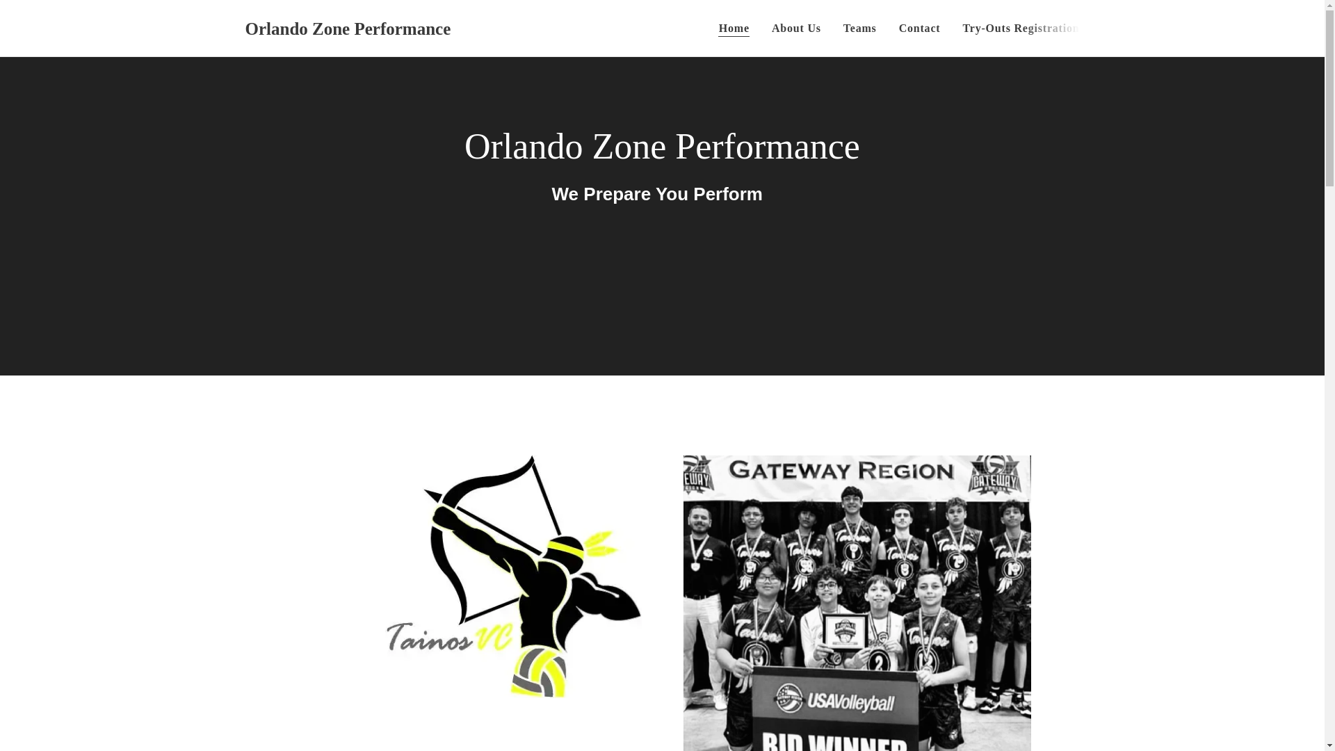 website screenshot of https://orlandozoneperformance.com/