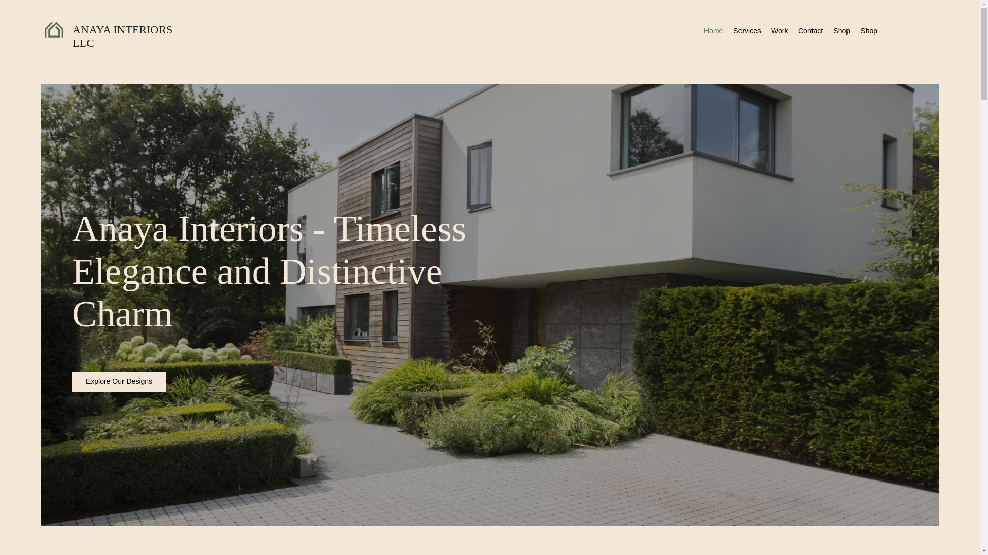 website screenshot of https://anayainteriorsanddeco.com/