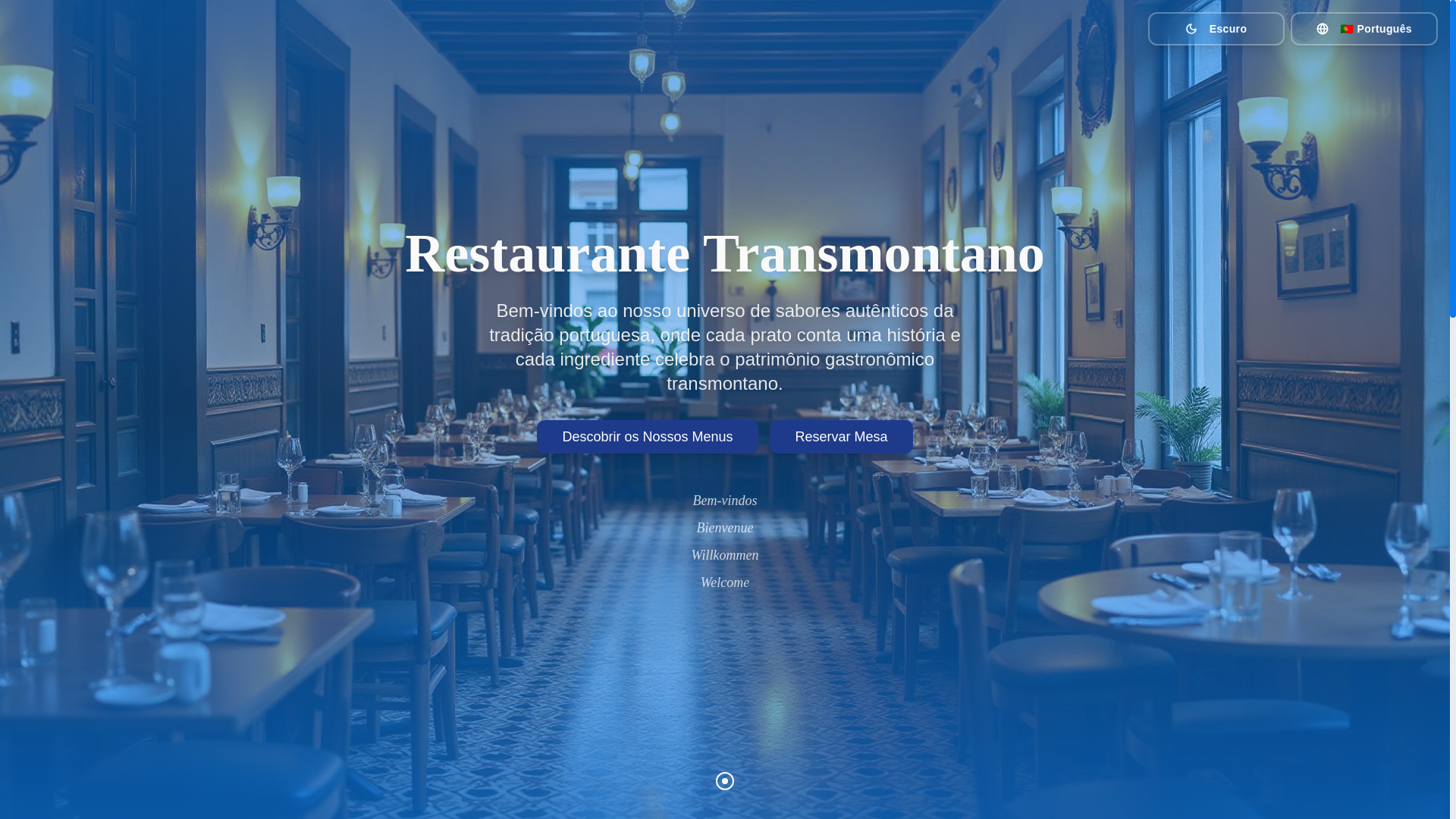 website screenshot of https://ementatradicaomoderna.info/