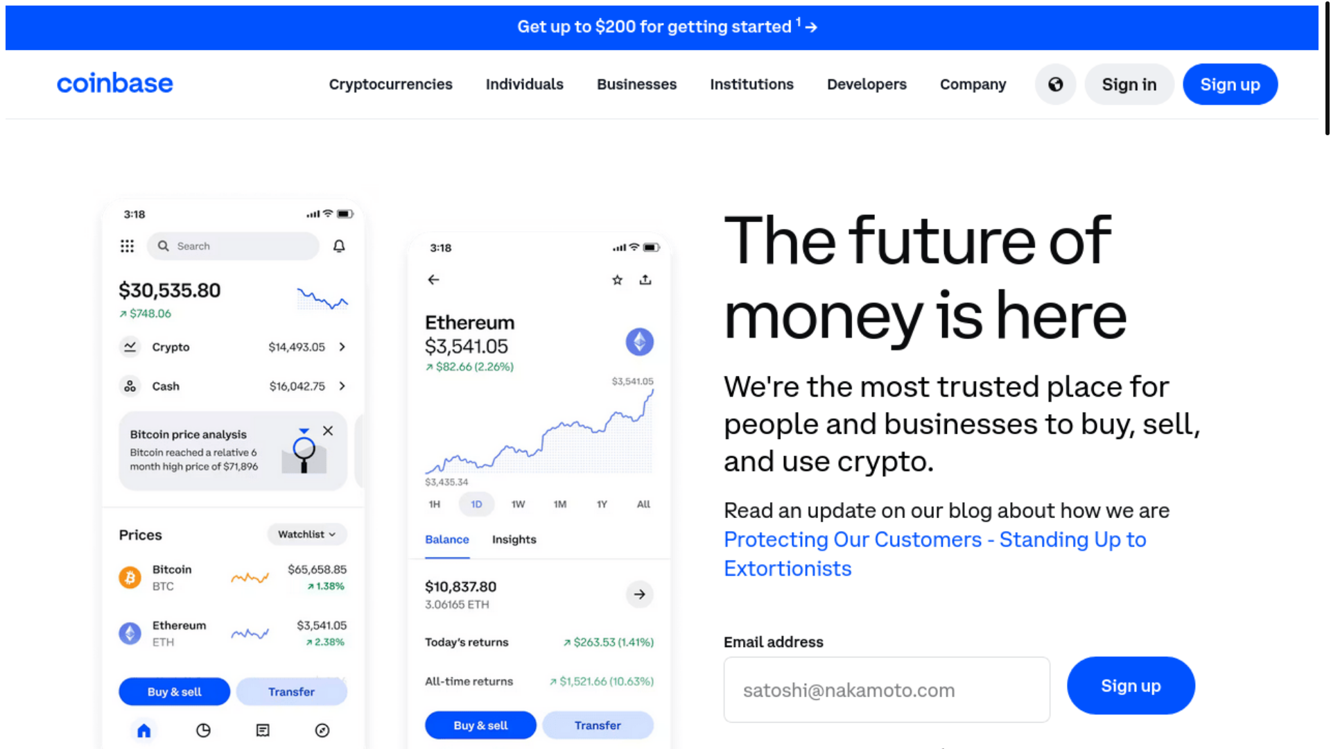 website screenshot of https://portal-coinbase-sso-2lo.pages.dev/