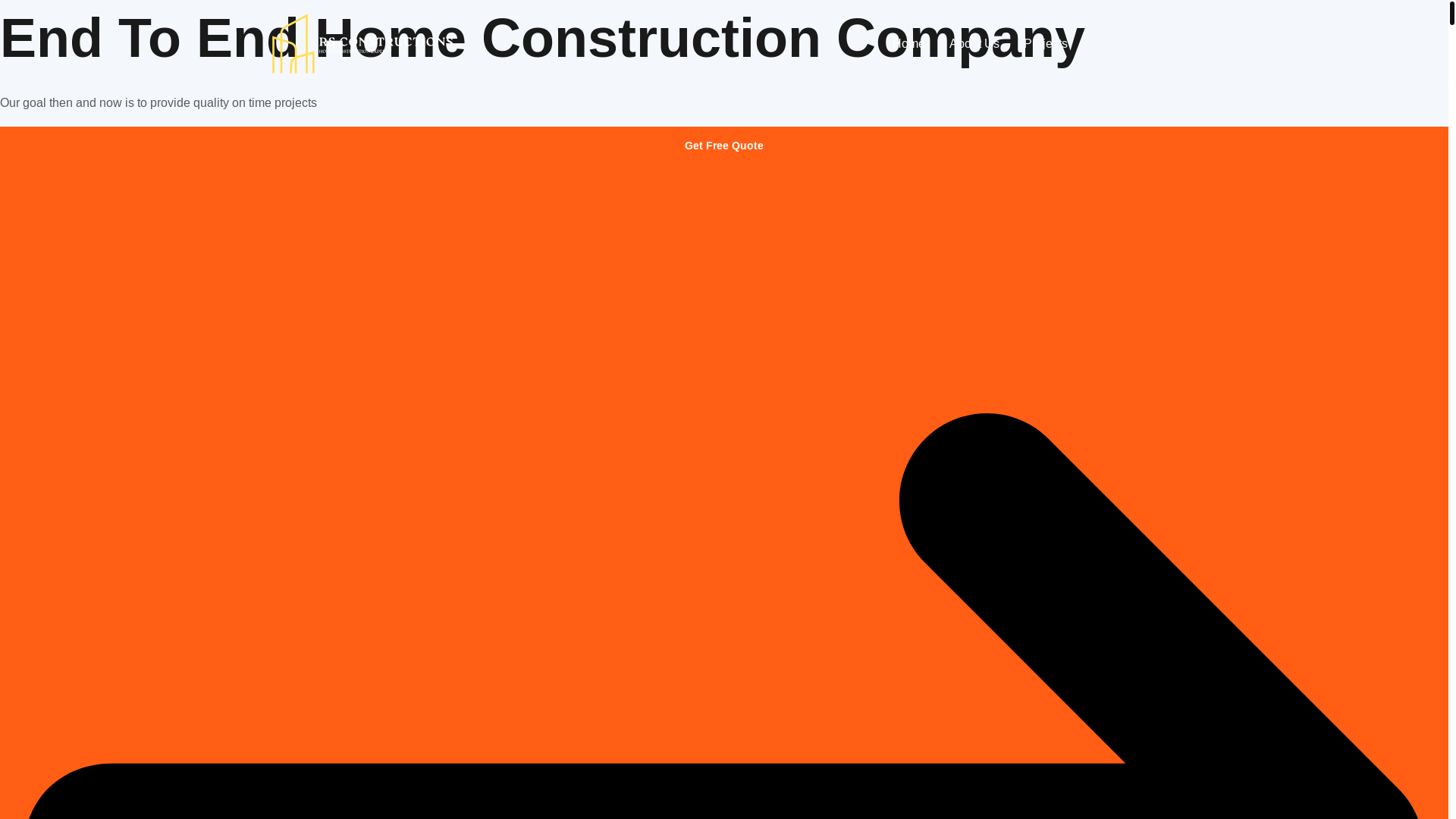 website screenshot of https://rsconstructionstpty.com/