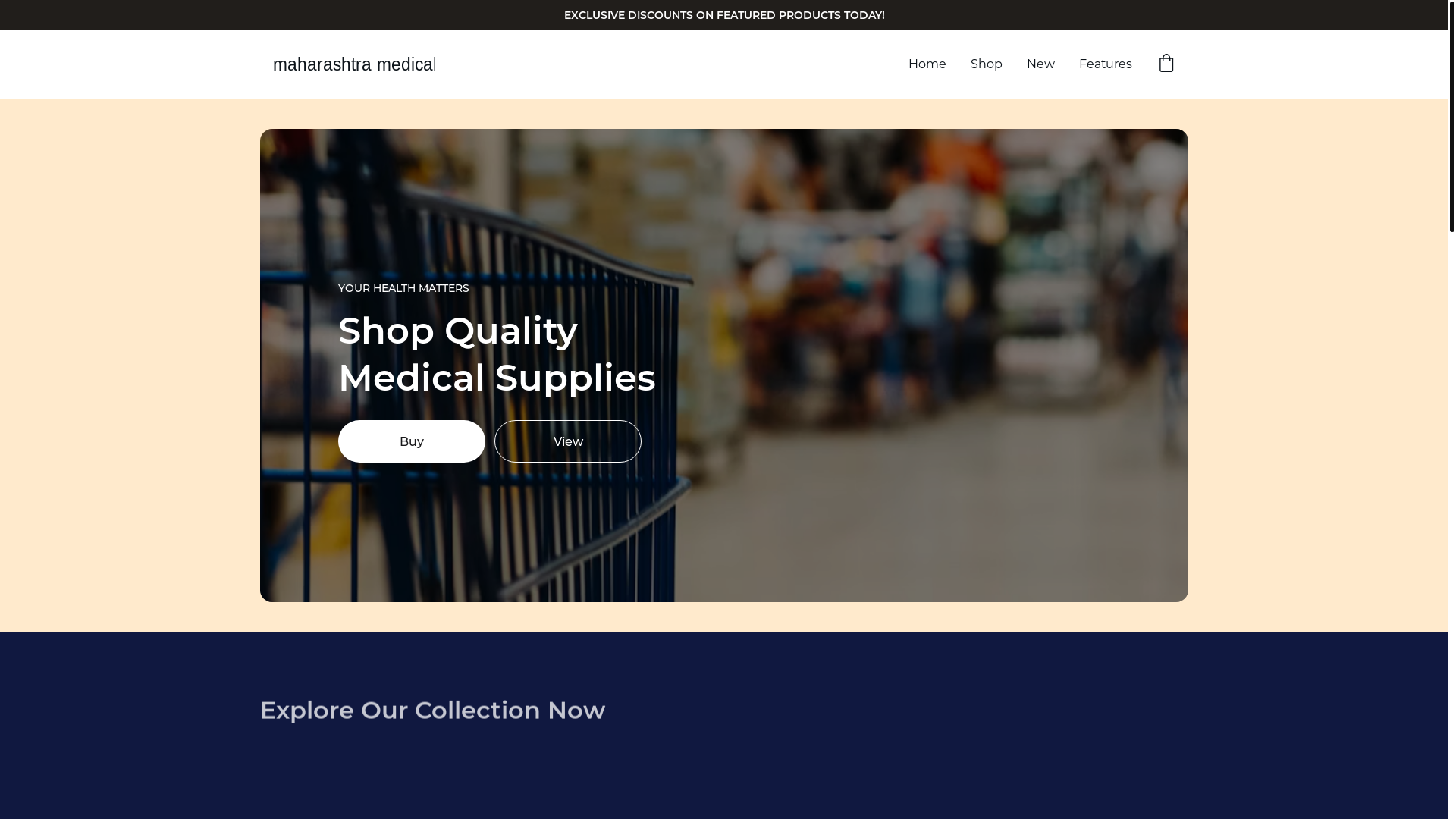 website screenshot of https://maharashtramedical.in/
