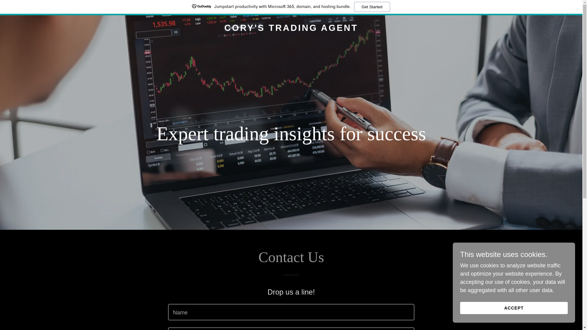 website screenshot of https://corystradingagent.site/