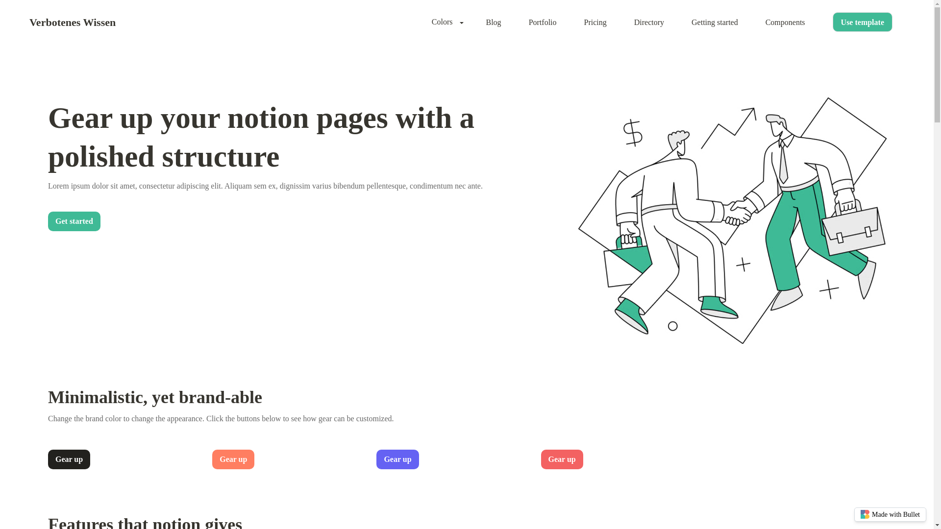website screenshot of https://verbotenes-wissen-bullet.pages.dev/