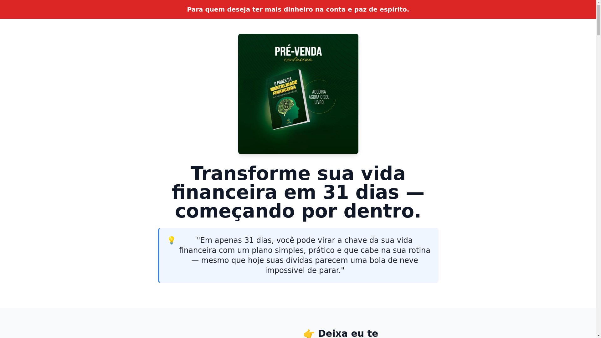 website screenshot of https://mentalidadefinanceirapdr.com.br/