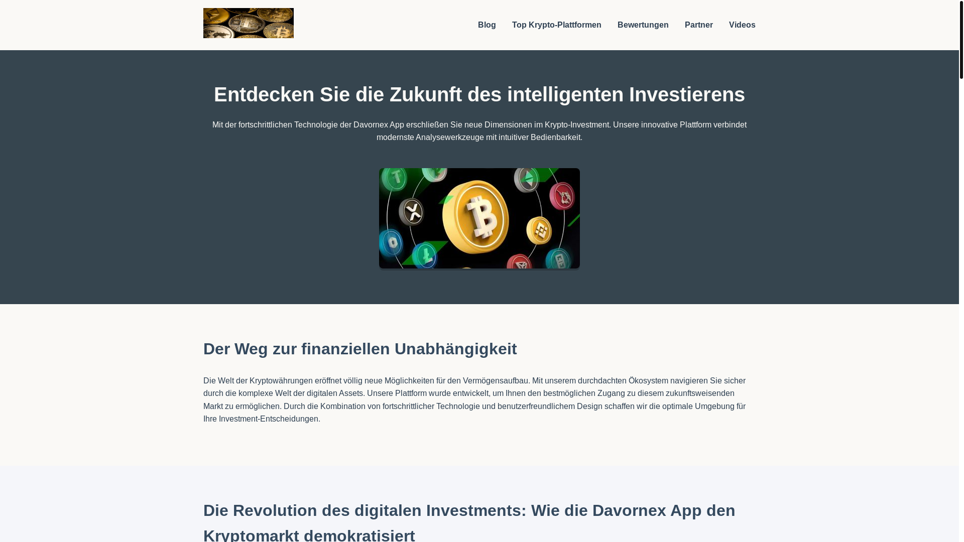 website screenshot of https://davornexapp.click/