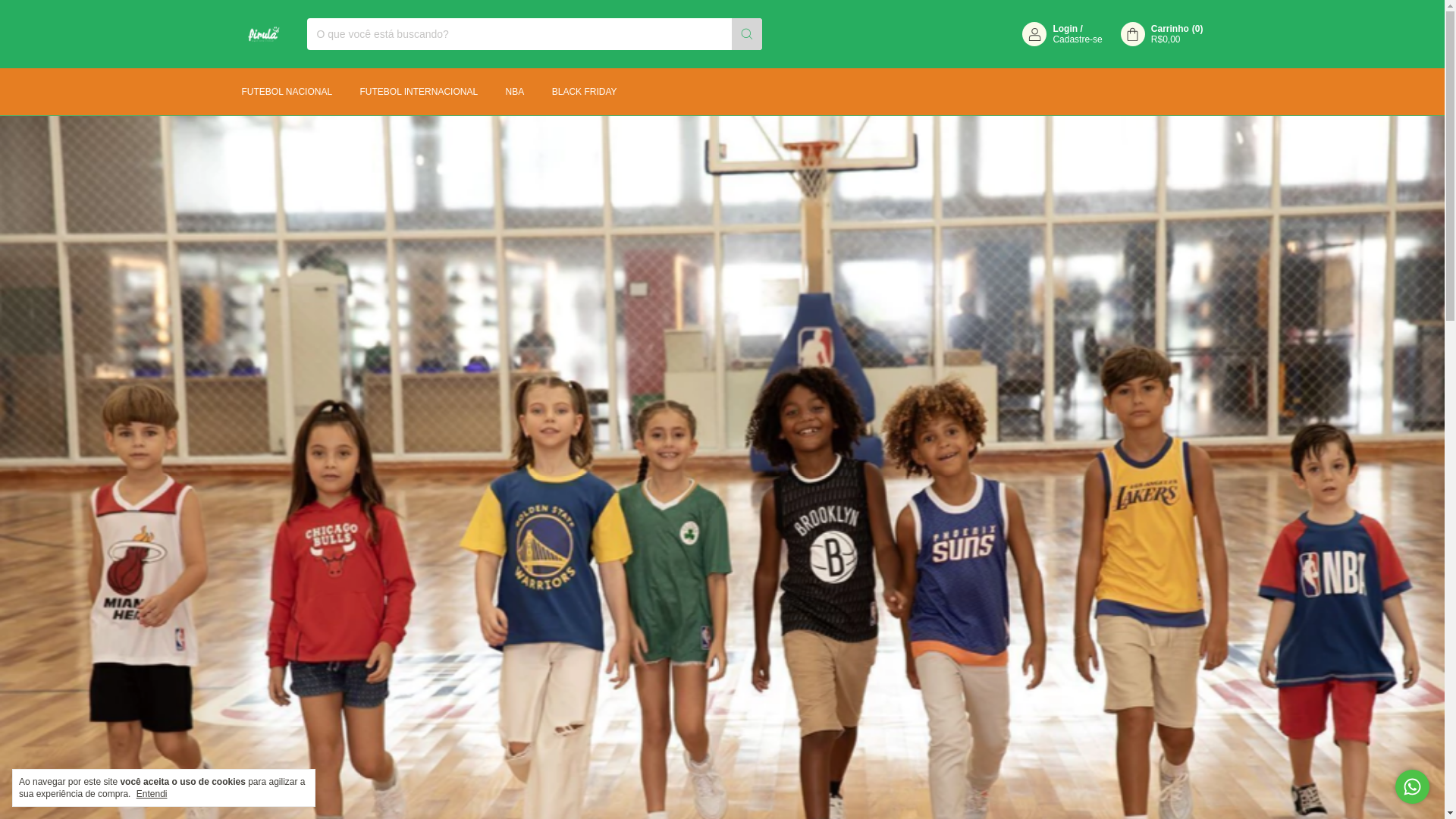 website screenshot of https://firulaesporte.com.br/