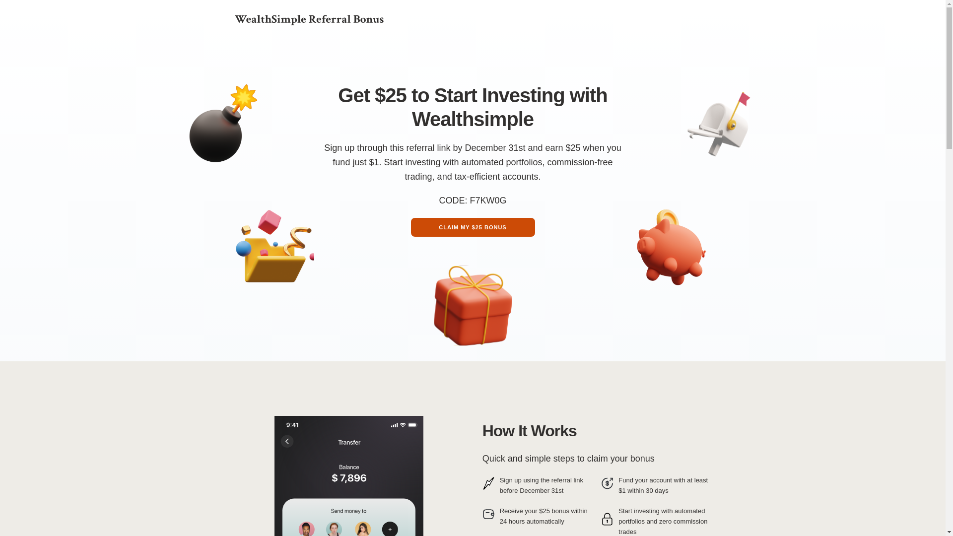 website screenshot of https://wealthsimplerefer.com/