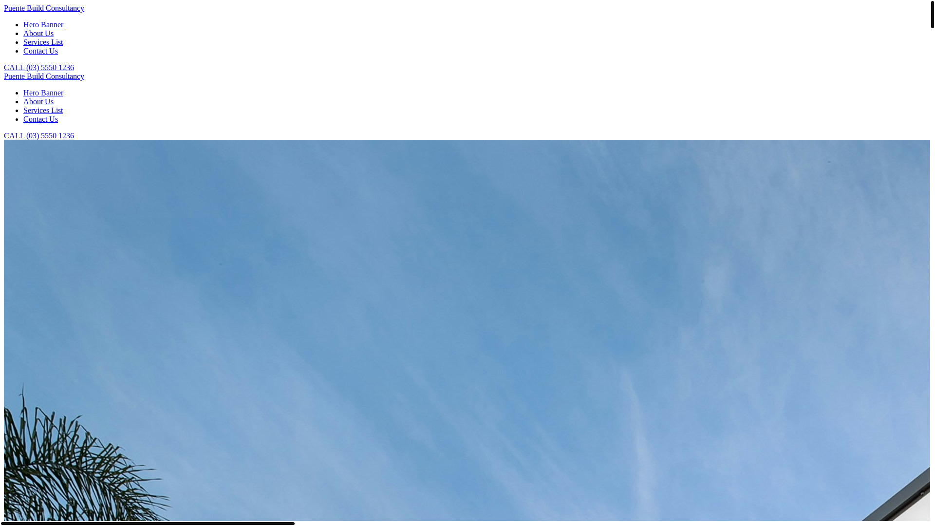 website screenshot of https://puentebuildingconsultancy.com.au/