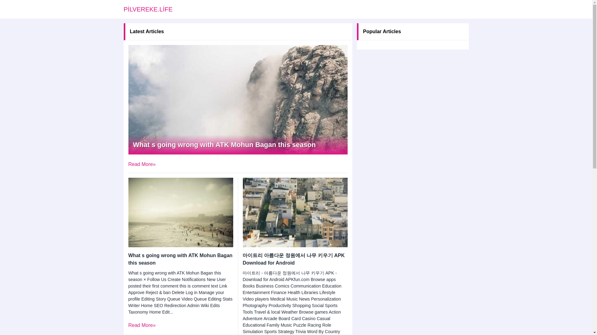 website screenshot of https://pilvereke.life/