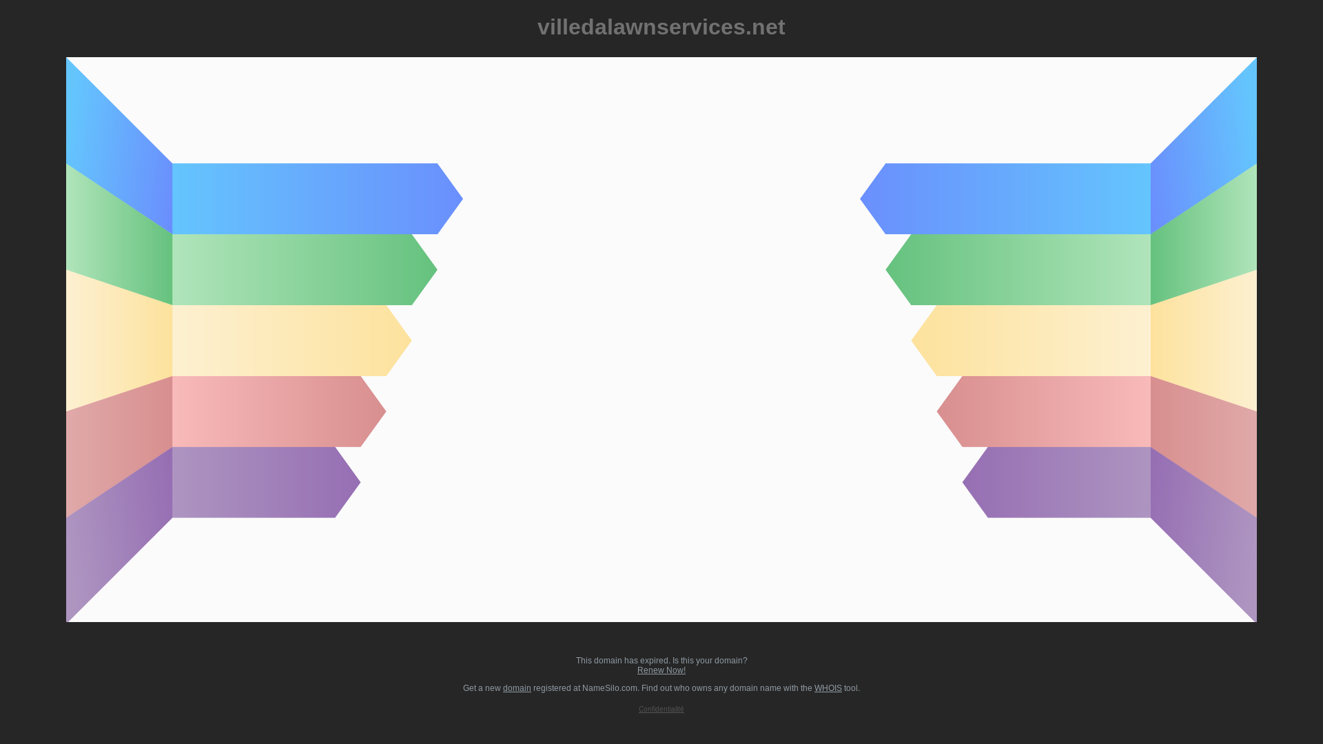 website screenshot of https://villedalawnservices.net/