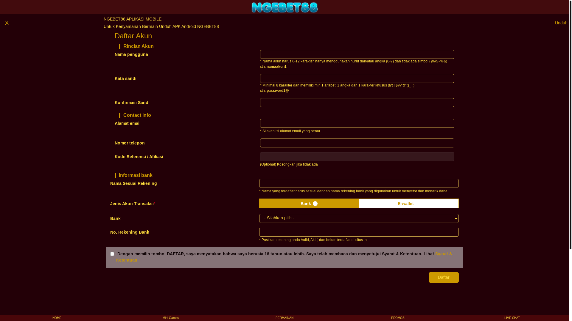 website screenshot of https://pastinaik-ccg.pages.dev/