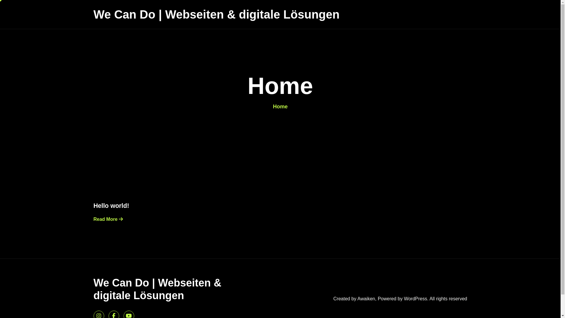 website screenshot of https://wecando.at/