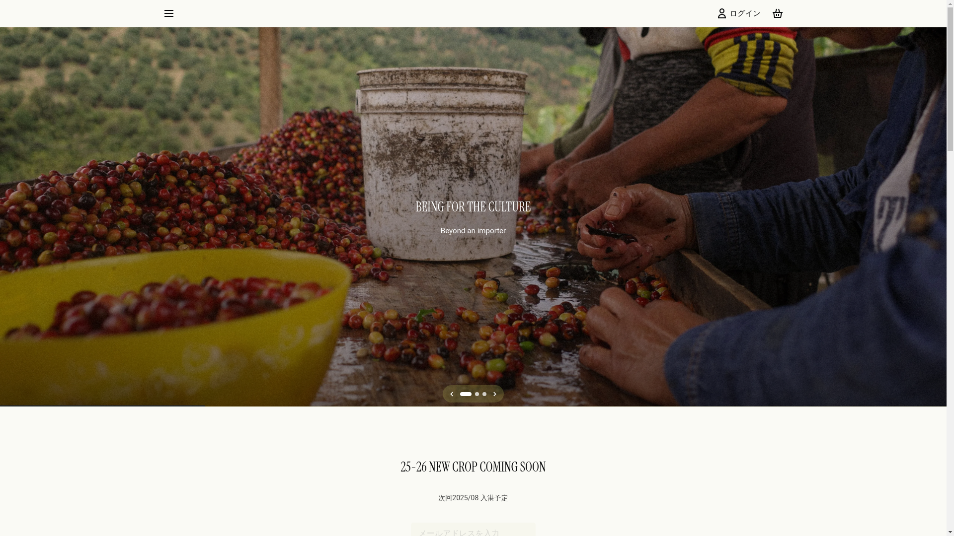 website screenshot of https://haizcoffeeimport.com/