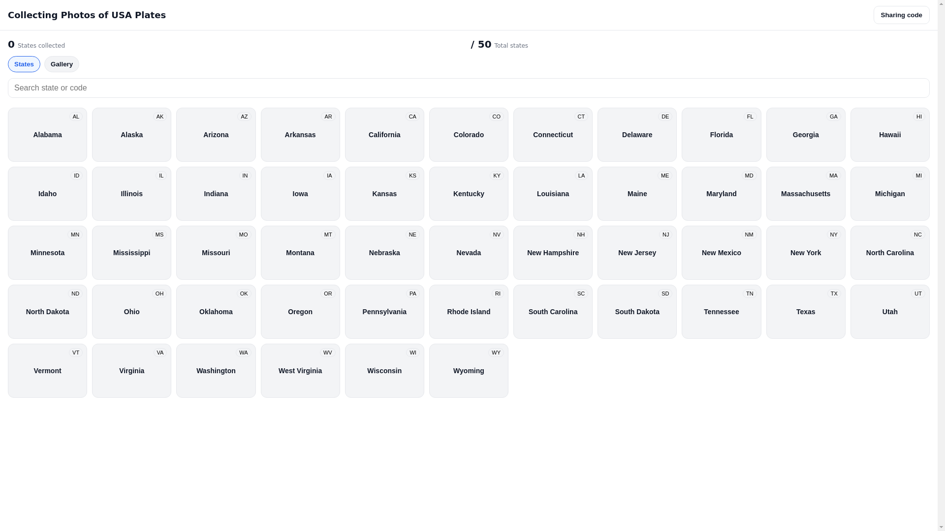 website screenshot of https://usa-plates.pages.dev/