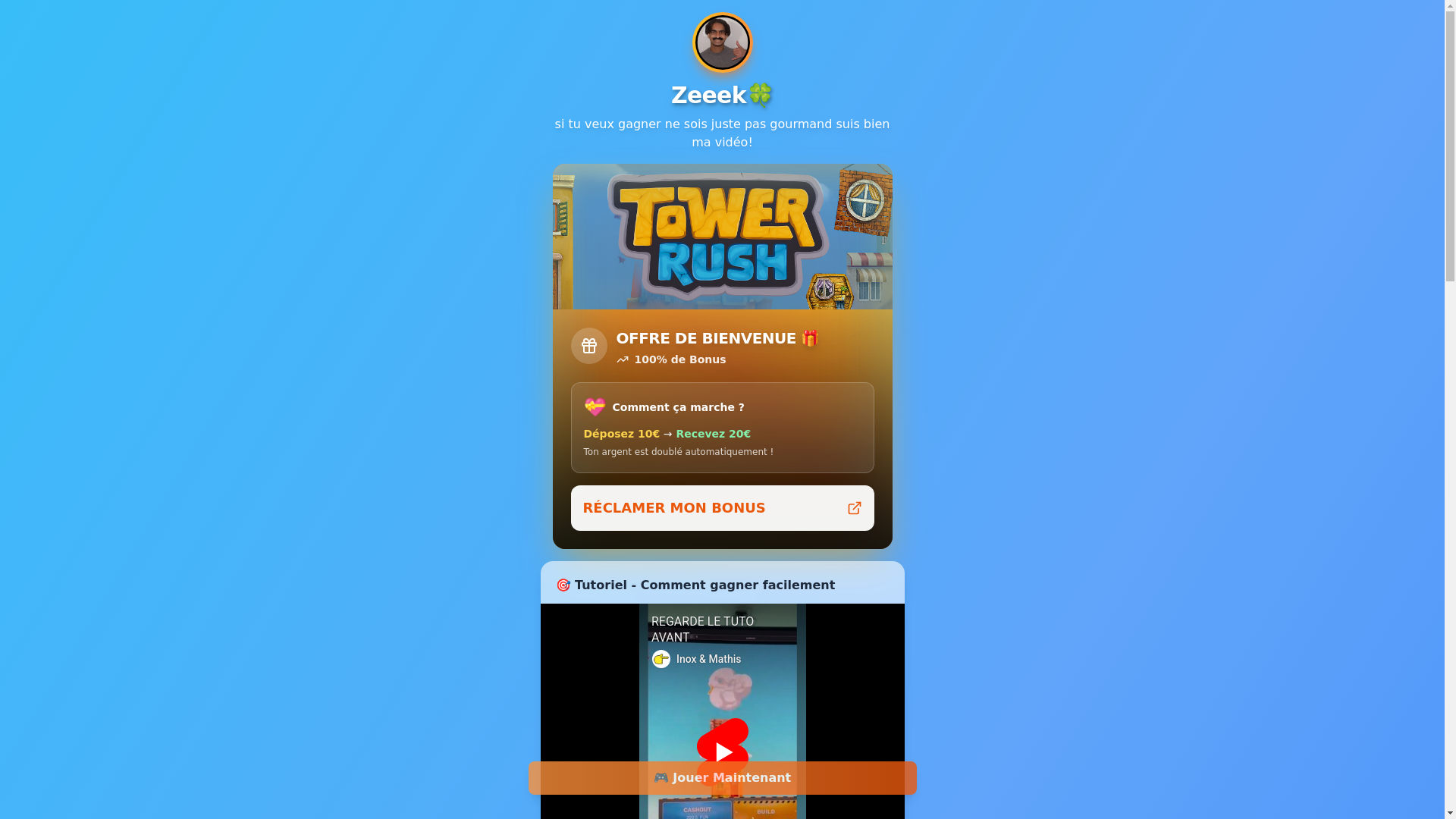 website screenshot of https://zeekjeu.com/