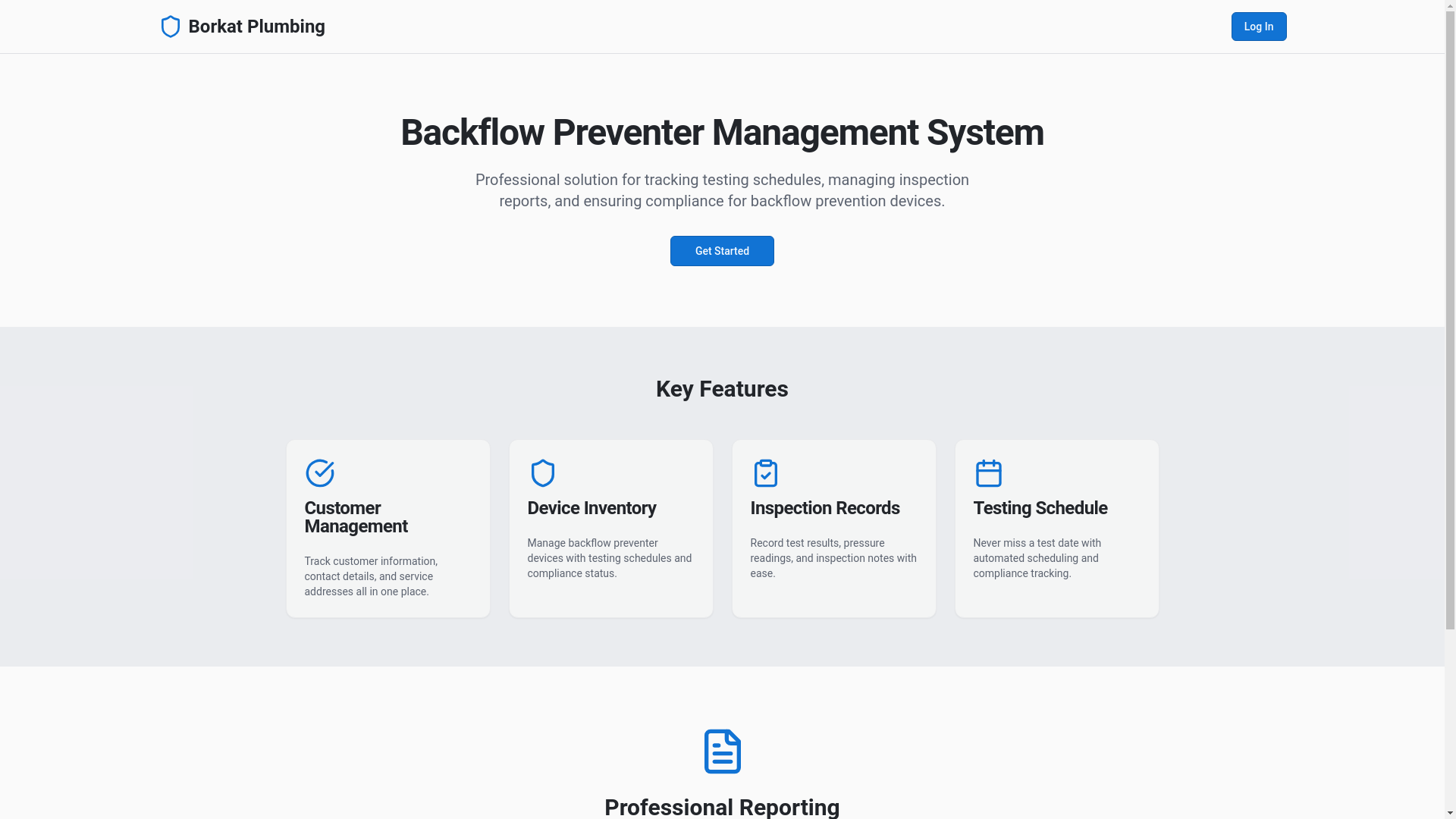 website screenshot of https://mybackflowdevice.com/