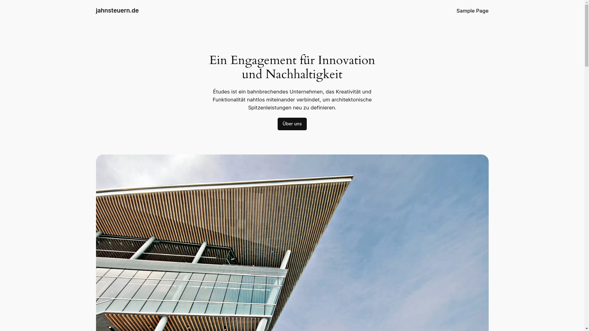 website screenshot of https://jahnsteuern.de/