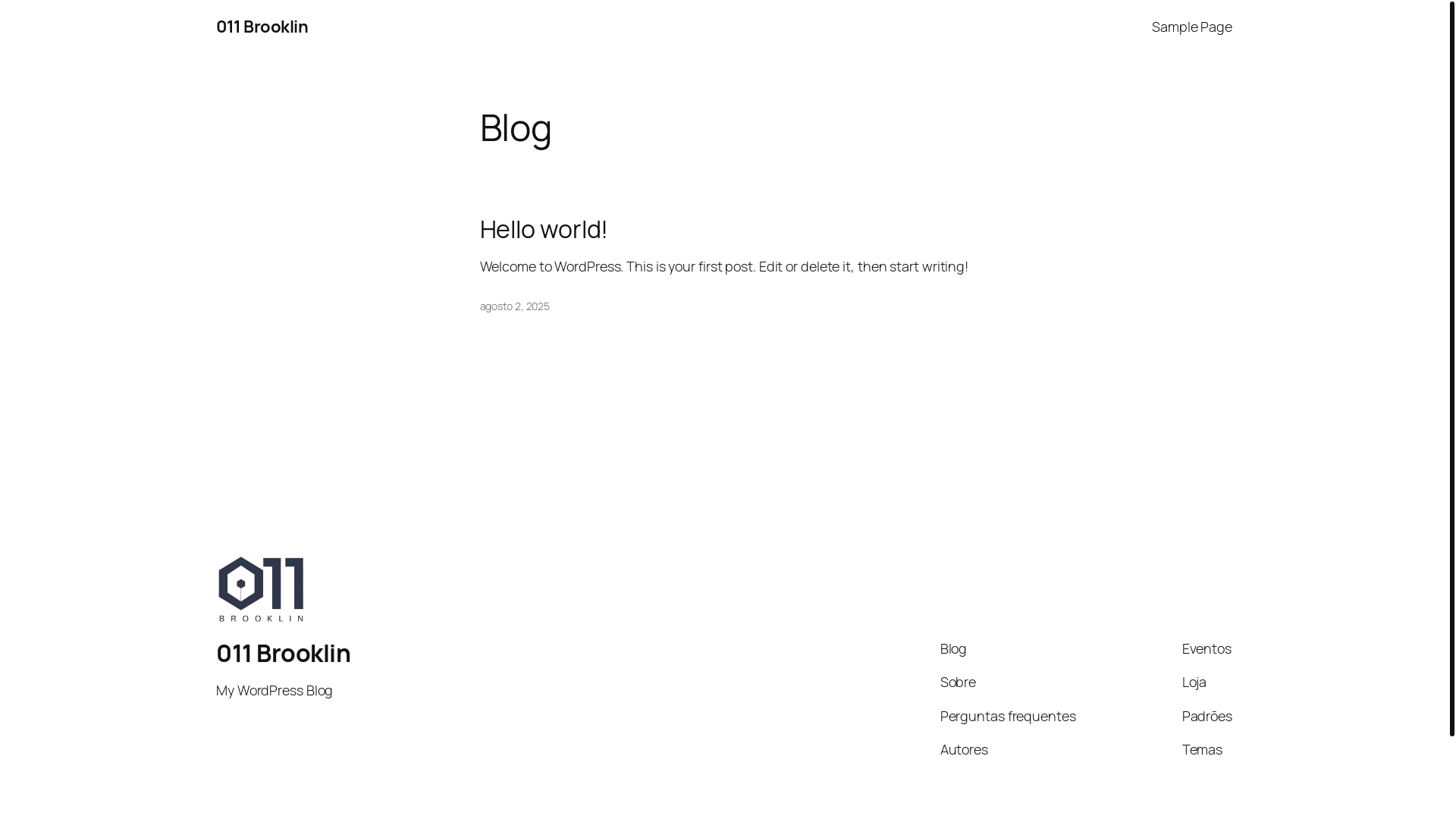 website screenshot of https://011brooklin.com/