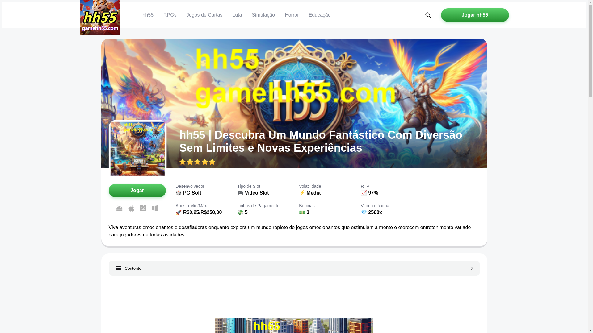 website screenshot of https://gamehh55.com/