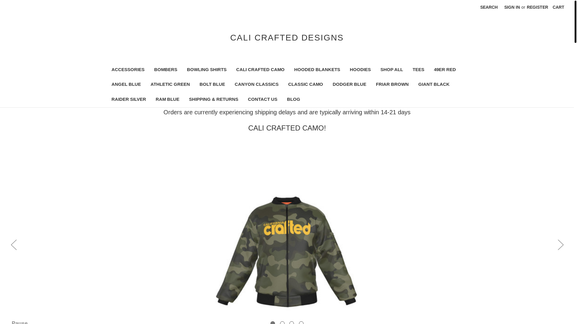 website screenshot of https://krazycamo.com/