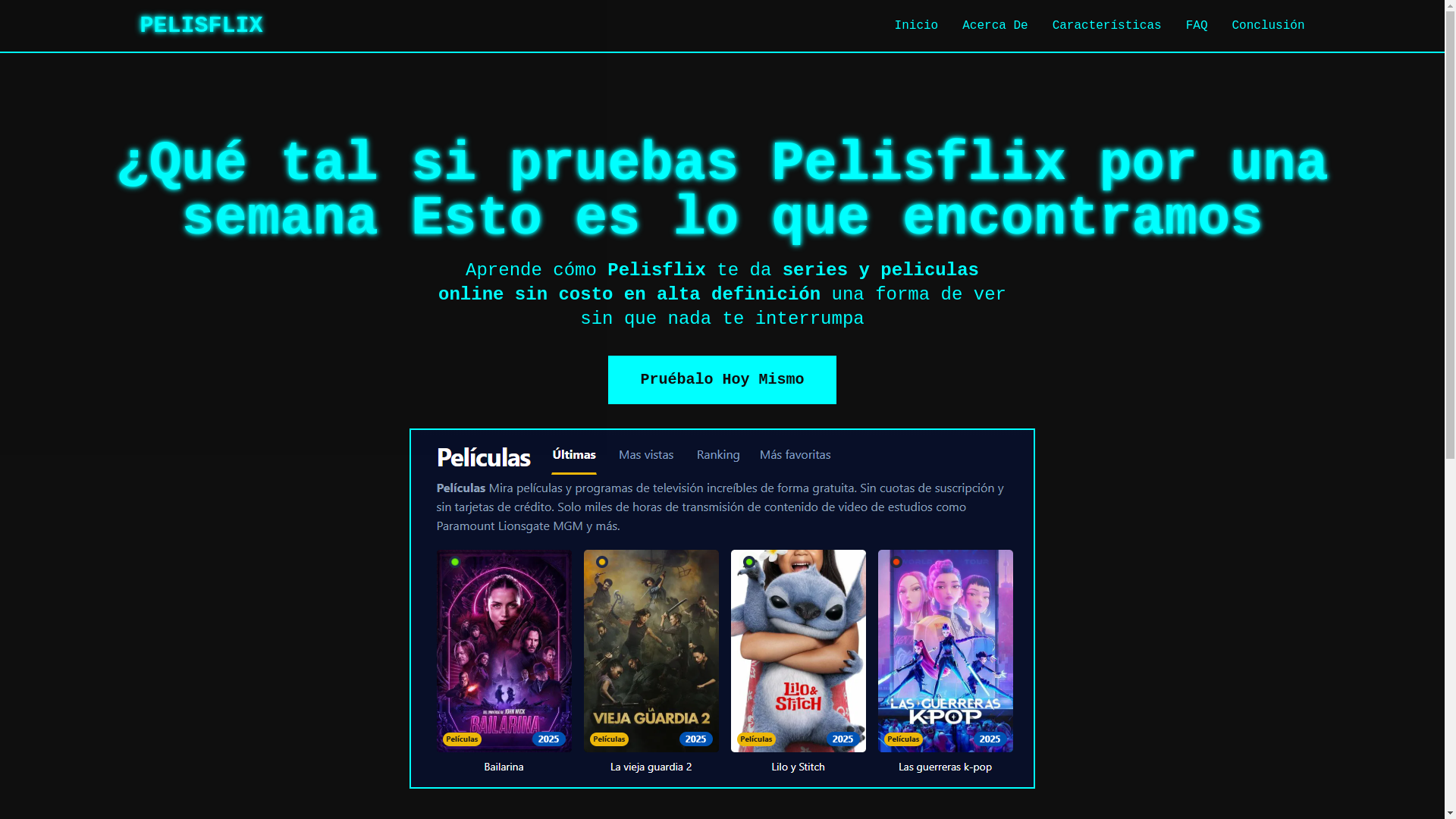 website screenshot of https://pelisflix-hnmo.pages.dev/
