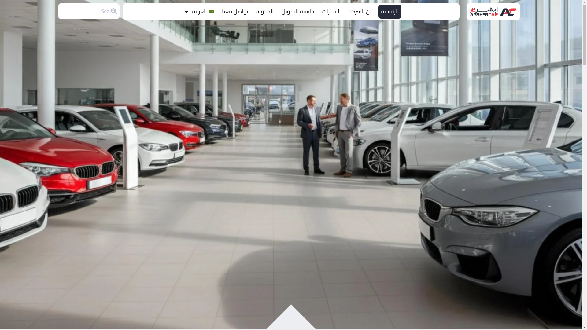 website screenshot of https://abshercar.com/
