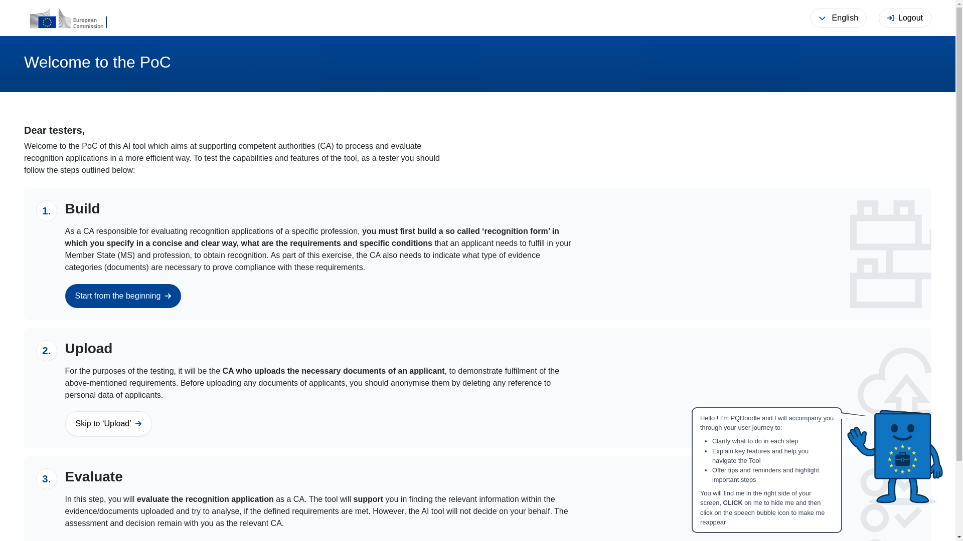 website screenshot of https://dg-empl-poc.com/