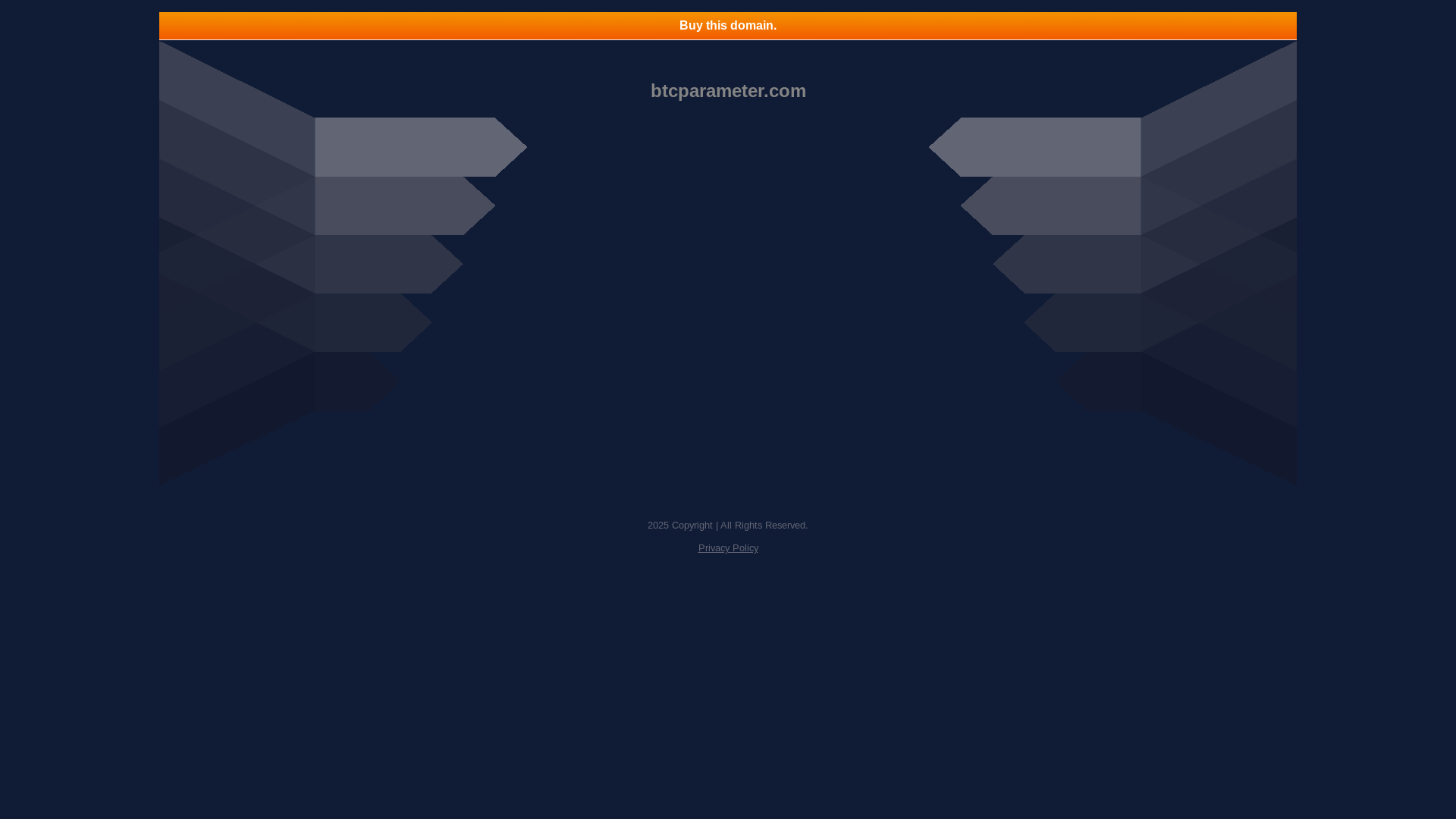 website screenshot of https://btcparameter.com/
