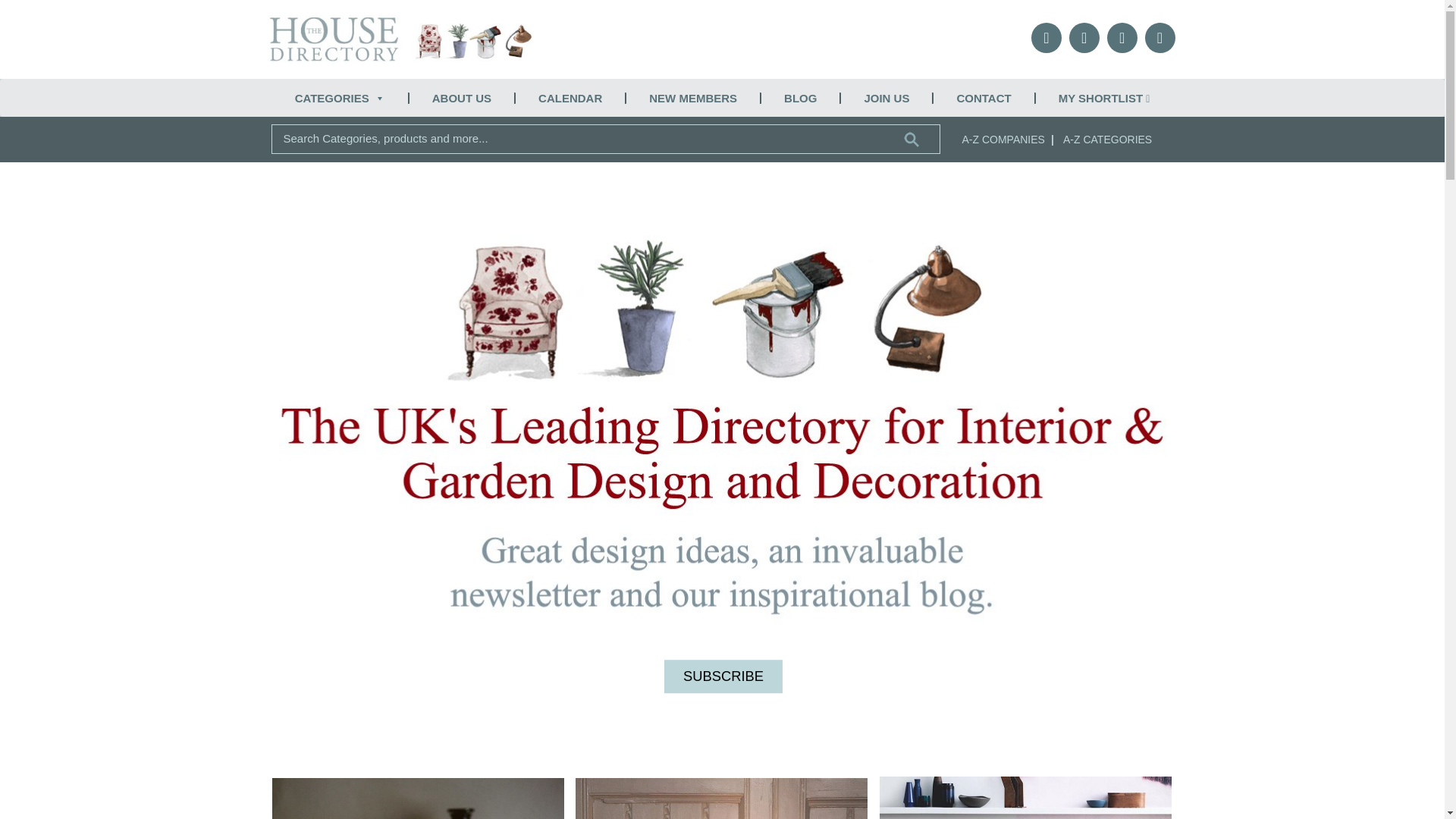 website screenshot of https://thehousedirectory.co.uk/